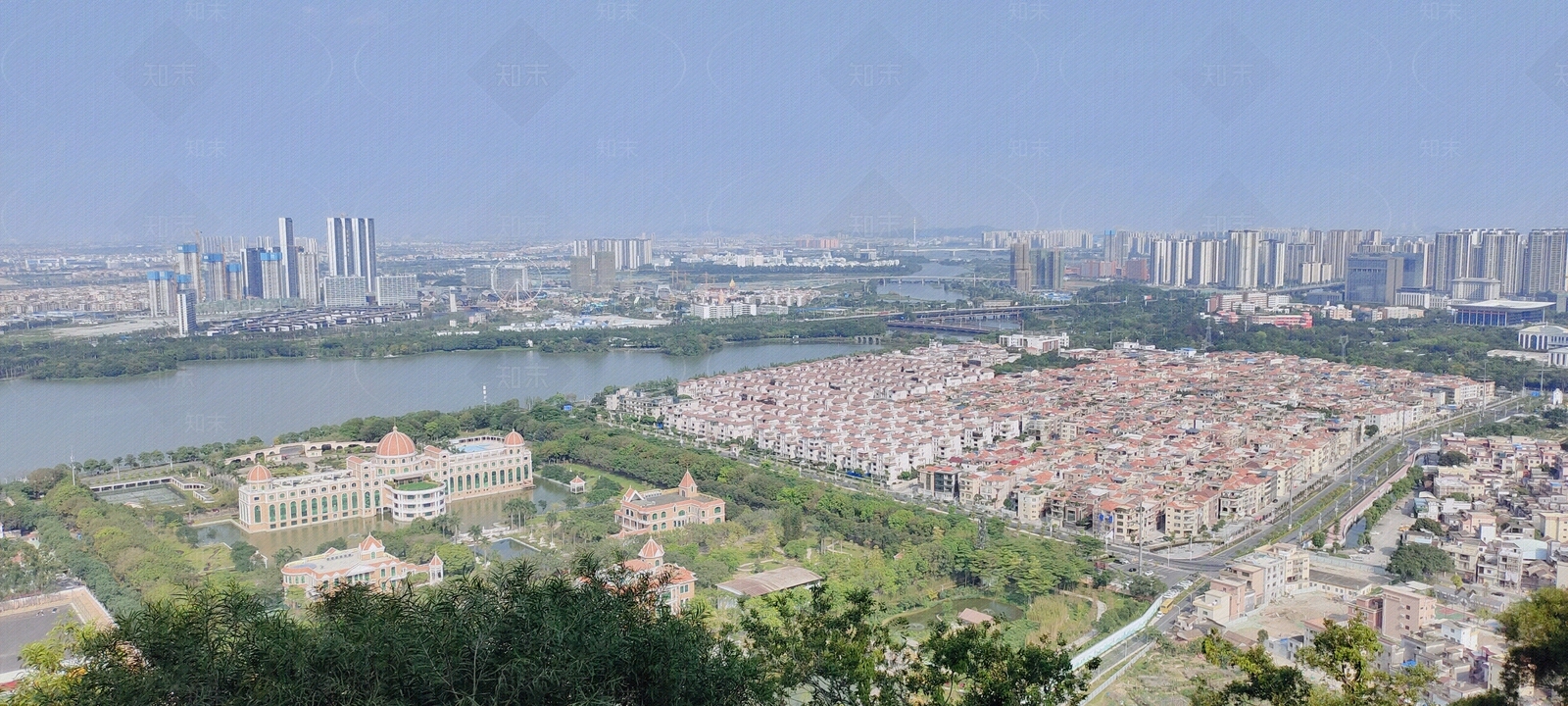白天城市远景贴图下载【ID:1123795050】_【知末网贴图库】