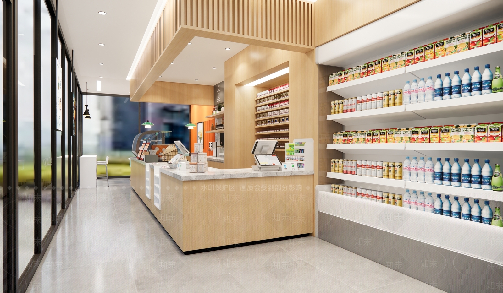 现代便利店SU模型下载【ID:1123821023】