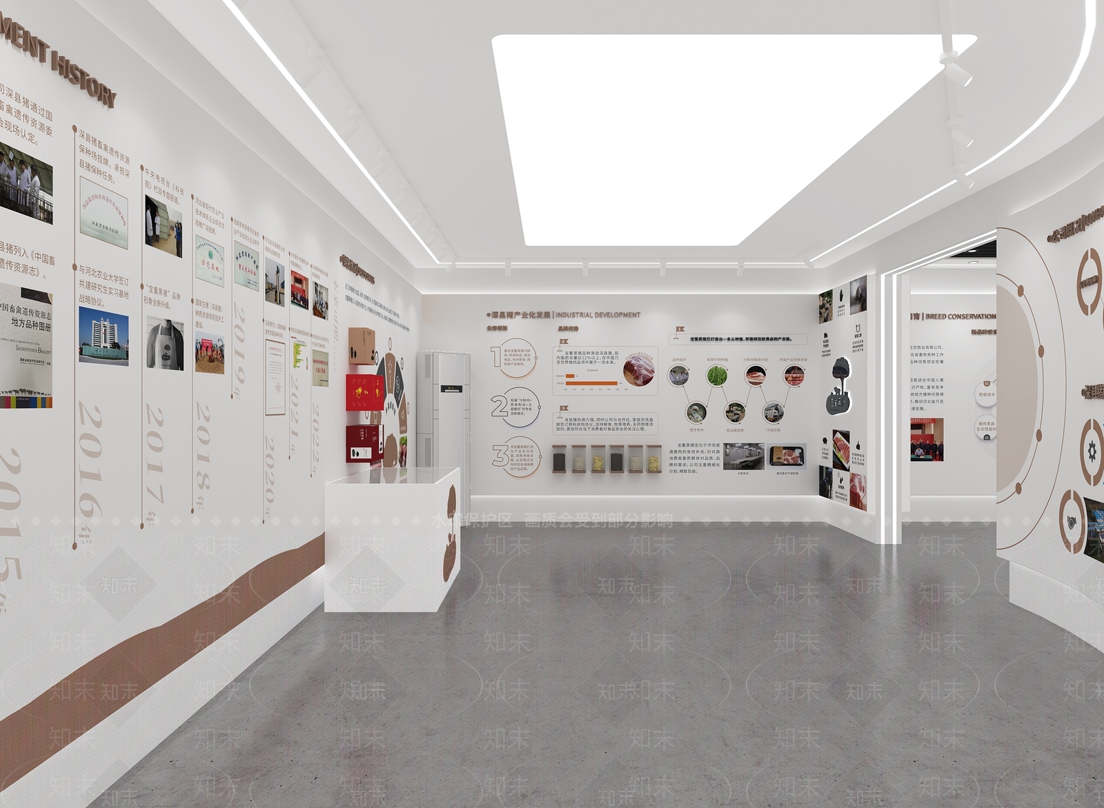 现代农牧展厅3D模型下载【ID:1123830578】_知末3d模型网