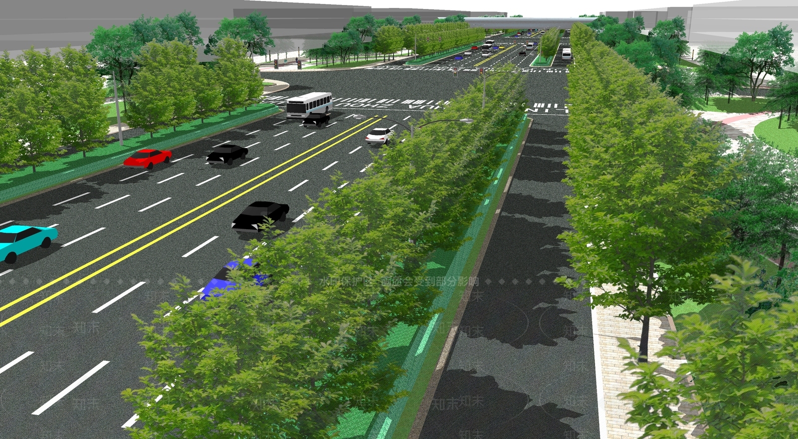 现代道路SU模型下载【ID:1123833970】