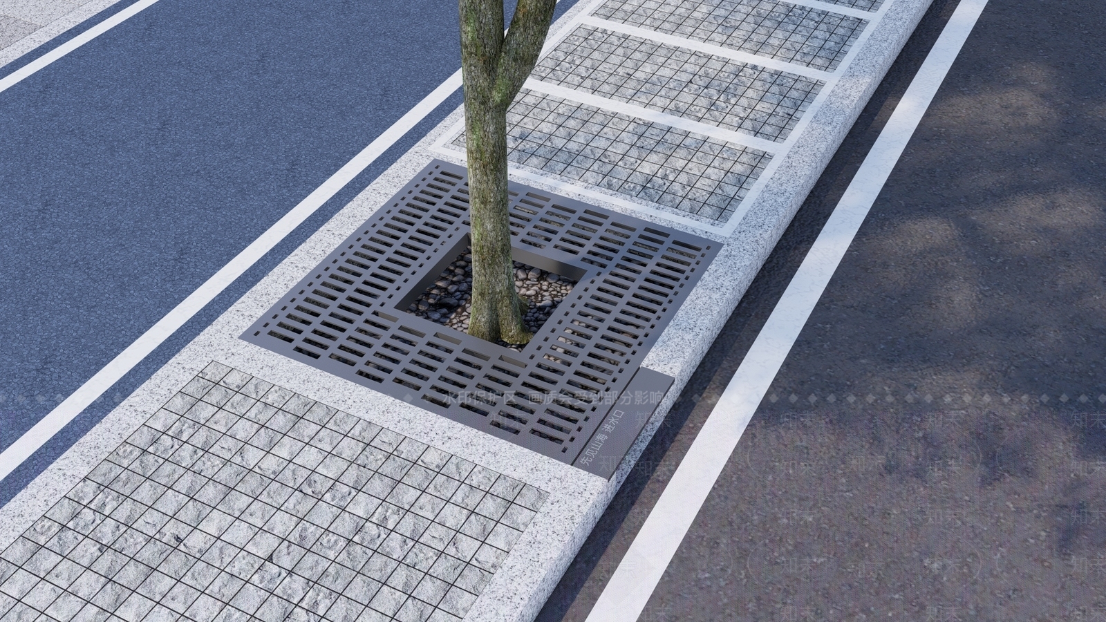 现代树池SU模型下载【ID:1123847850】