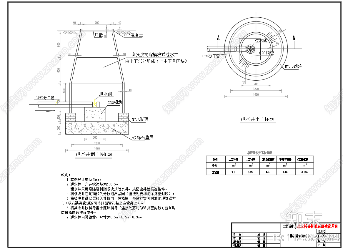 新农村高标准农田建设项目渠道滴灌系统首部节点图cad施工图下载【ID:1123858884】