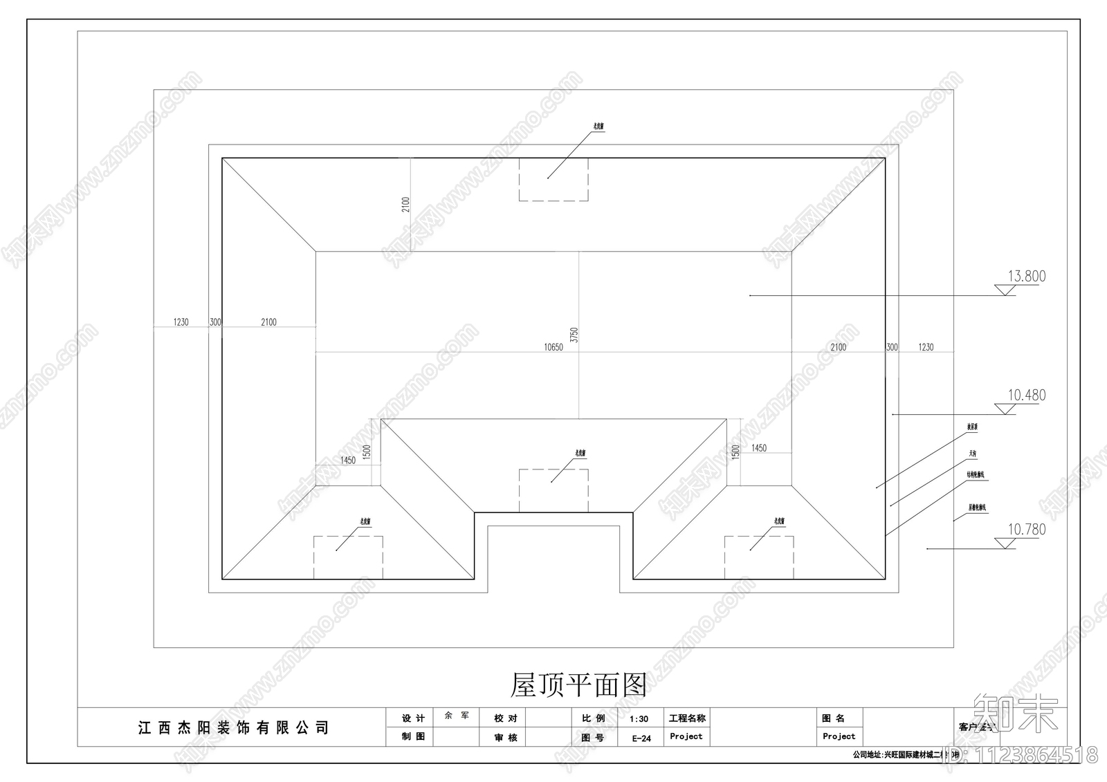 福建别墅外立面设计CADcad施工图下载【ID:1123864518】