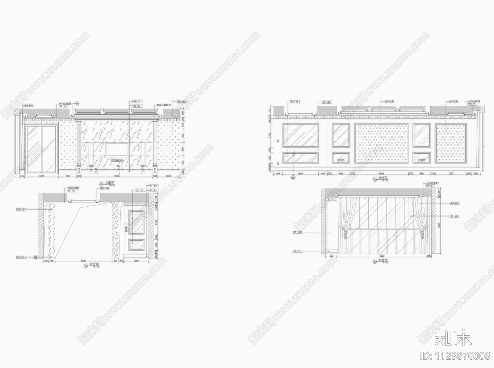 成都唐总跃层室内装修cad施工图下载【ID:1123876006】