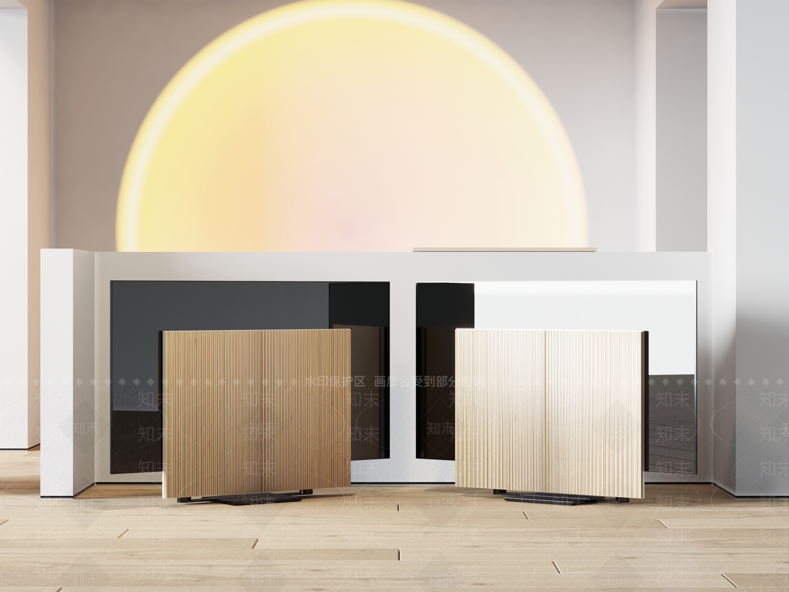 现代移动电视机3D模型下载【ID:1123885502】