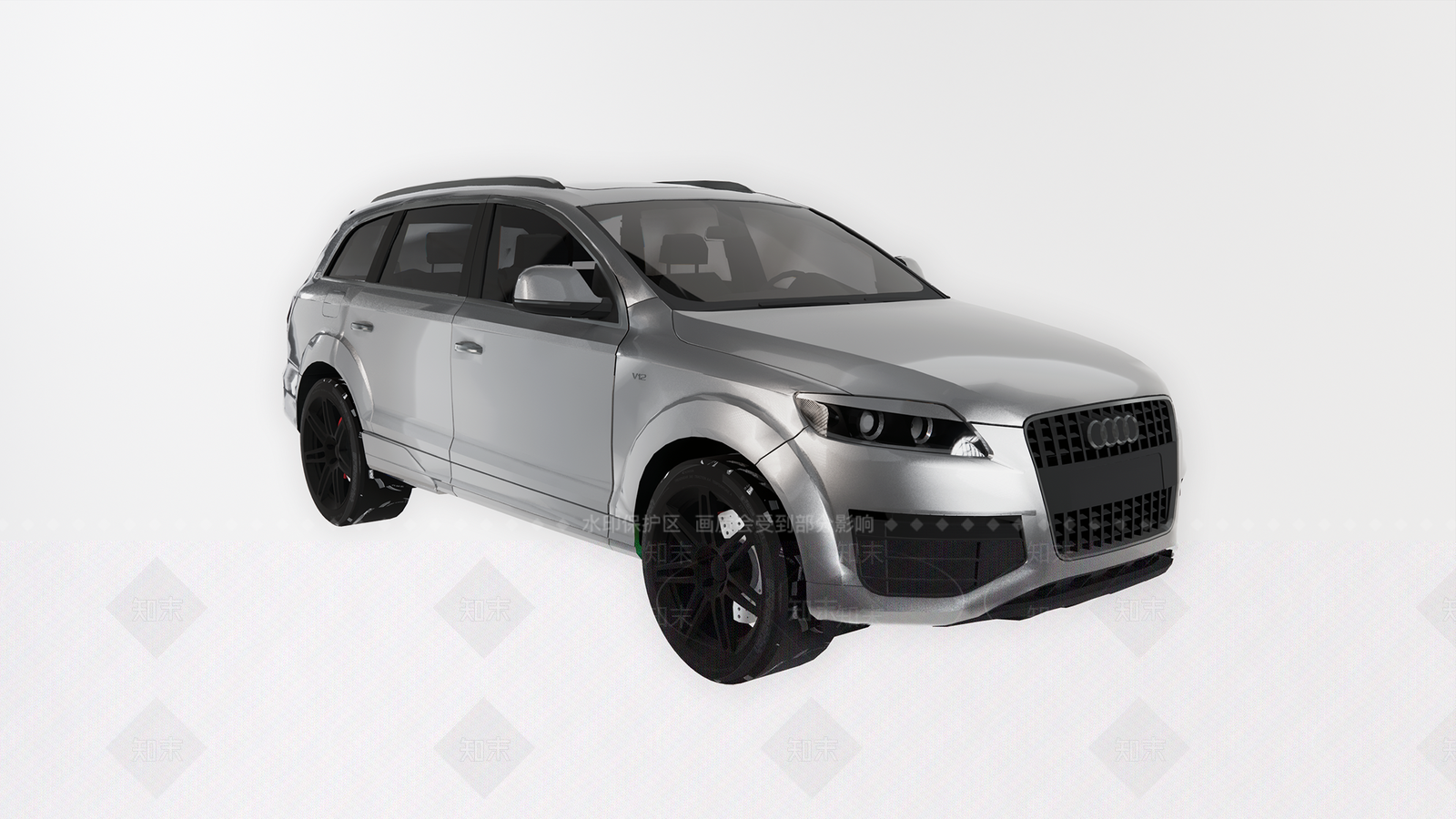 豪华SUV奥迪Q7汽车SU模型下载【ID:1123885973】