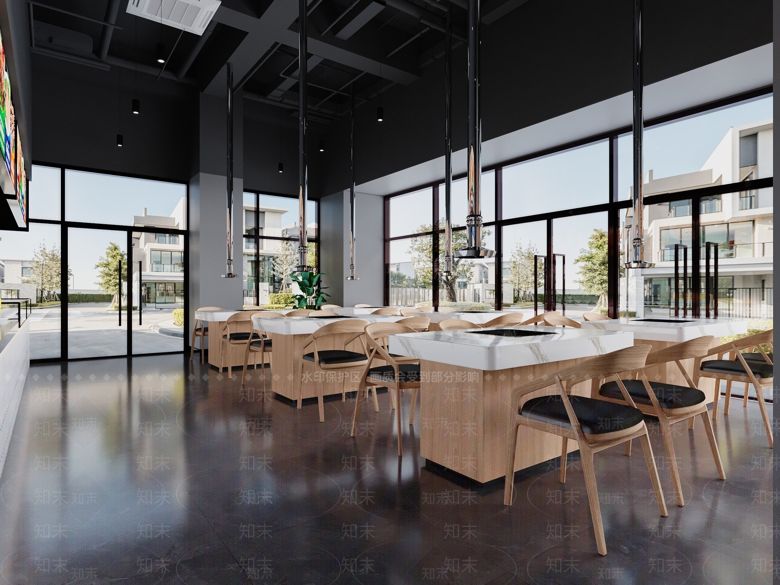 工业风烤肉店3D模型下载【ID:1123886095】