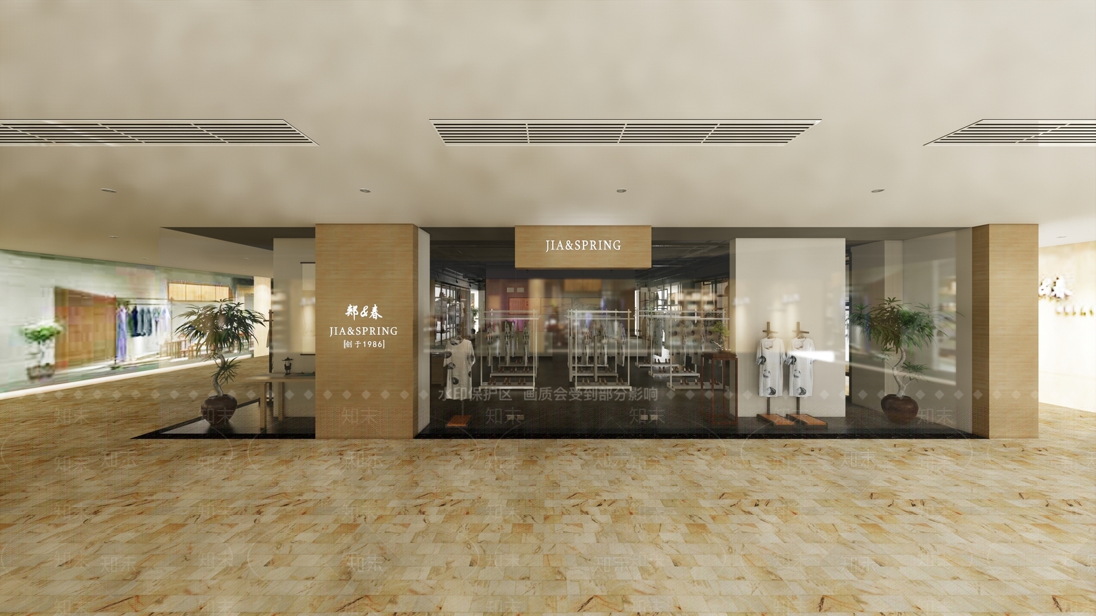 现代服装店SU模型下载【ID:1123888109】