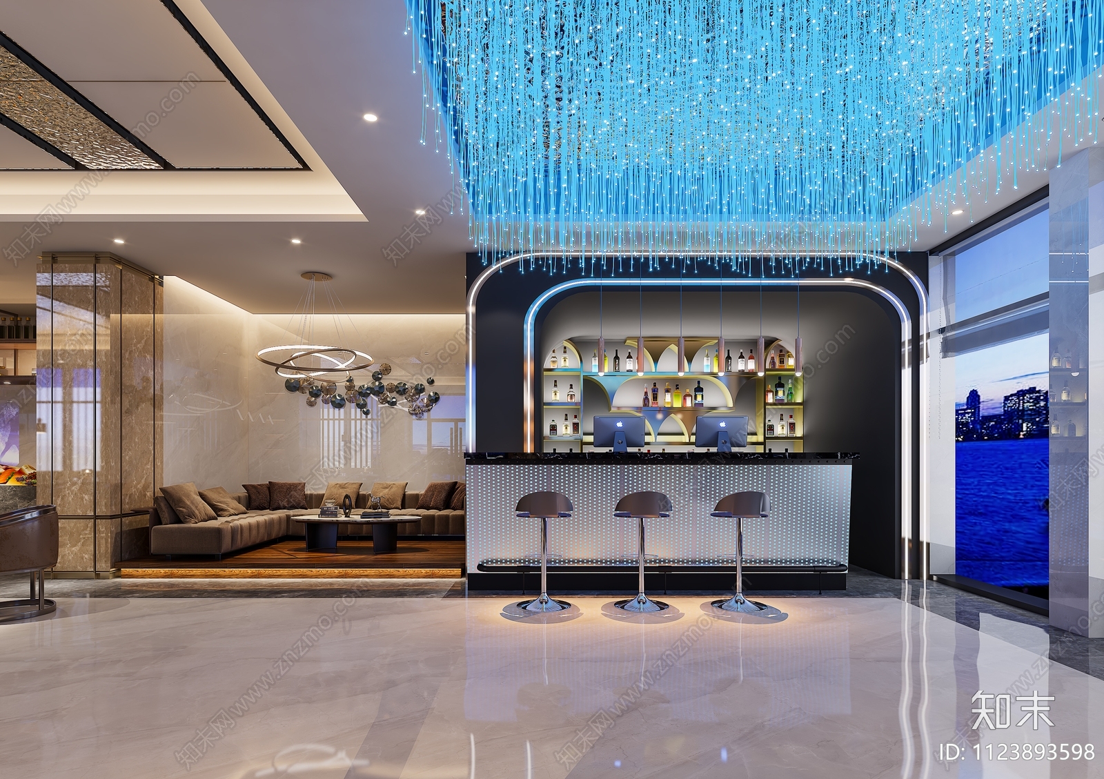 酒店早餐店清吧两用平面方案CADcad施工图下载【ID:1123893598】