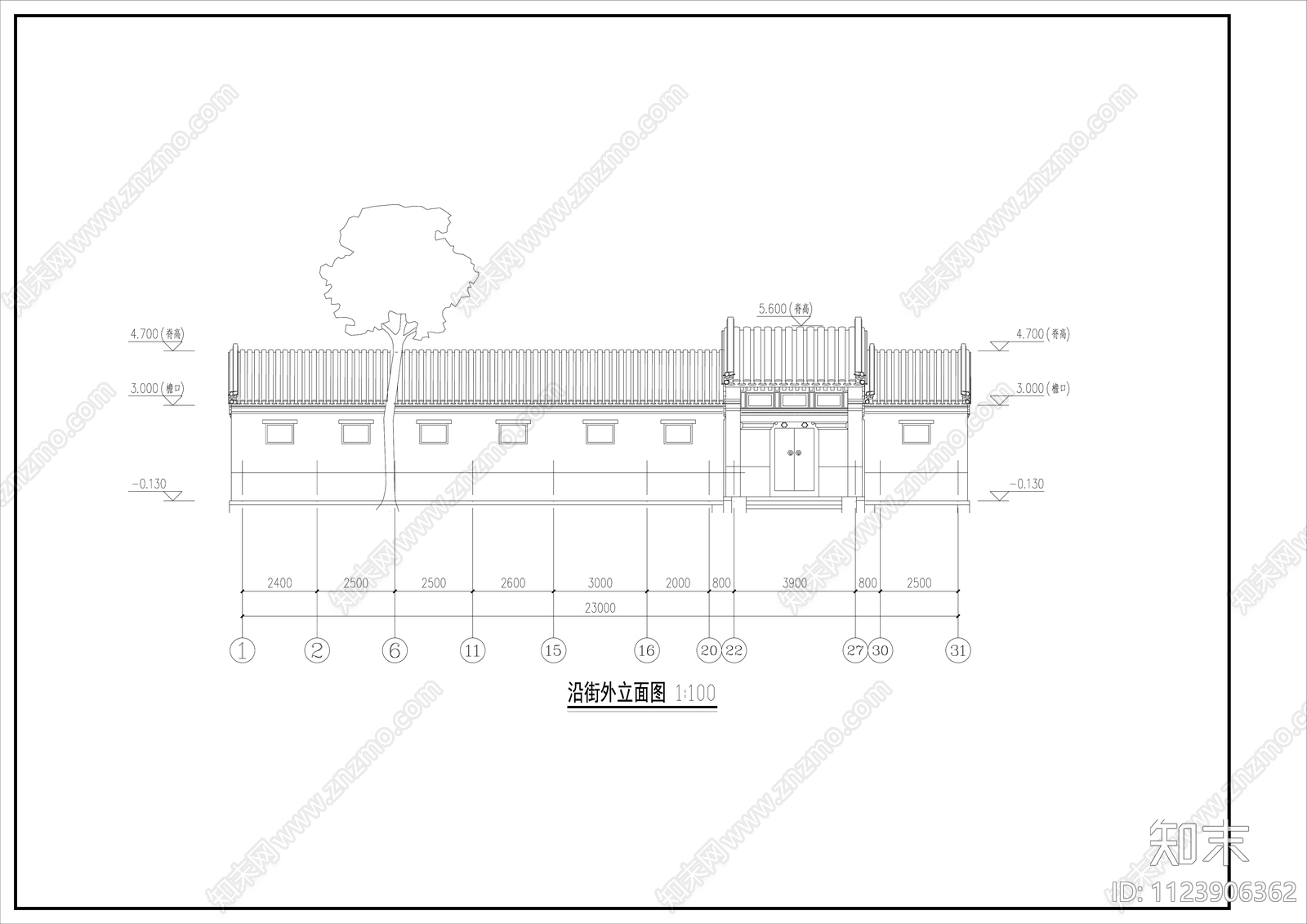 中式施工图下载【ID:1123906362】