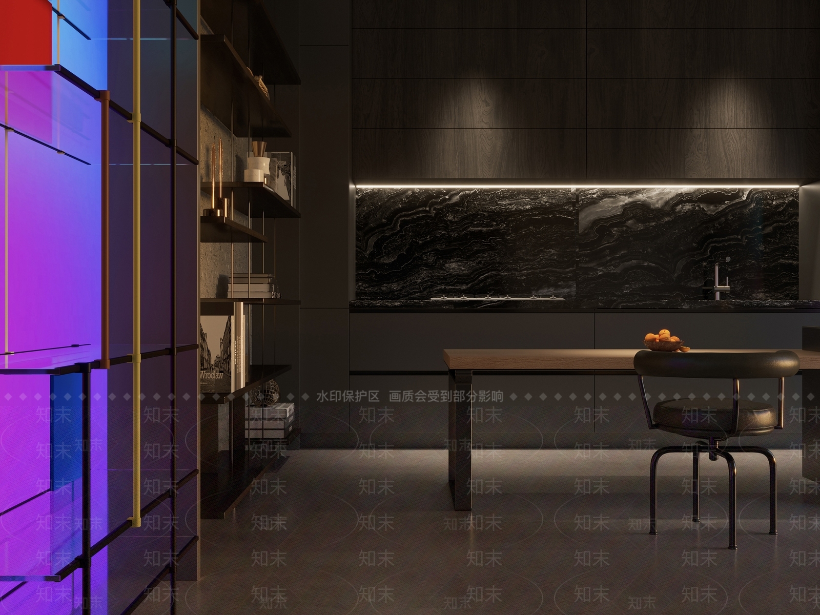 现代全屋定制店铺3D模型下载【ID:1123917602】