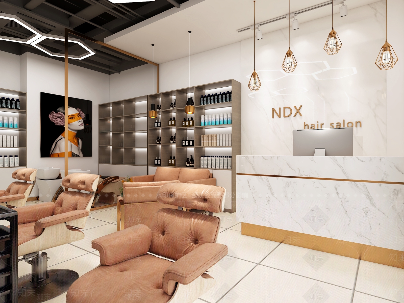 现代理发店3D模型下载【ID:1124021788】