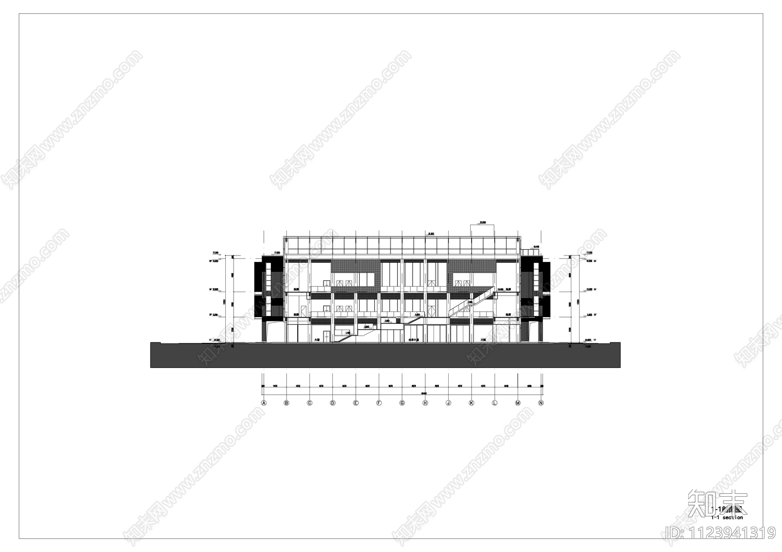 工业风万科德普码头厂房改造cad施工图下载【ID:1123941319】