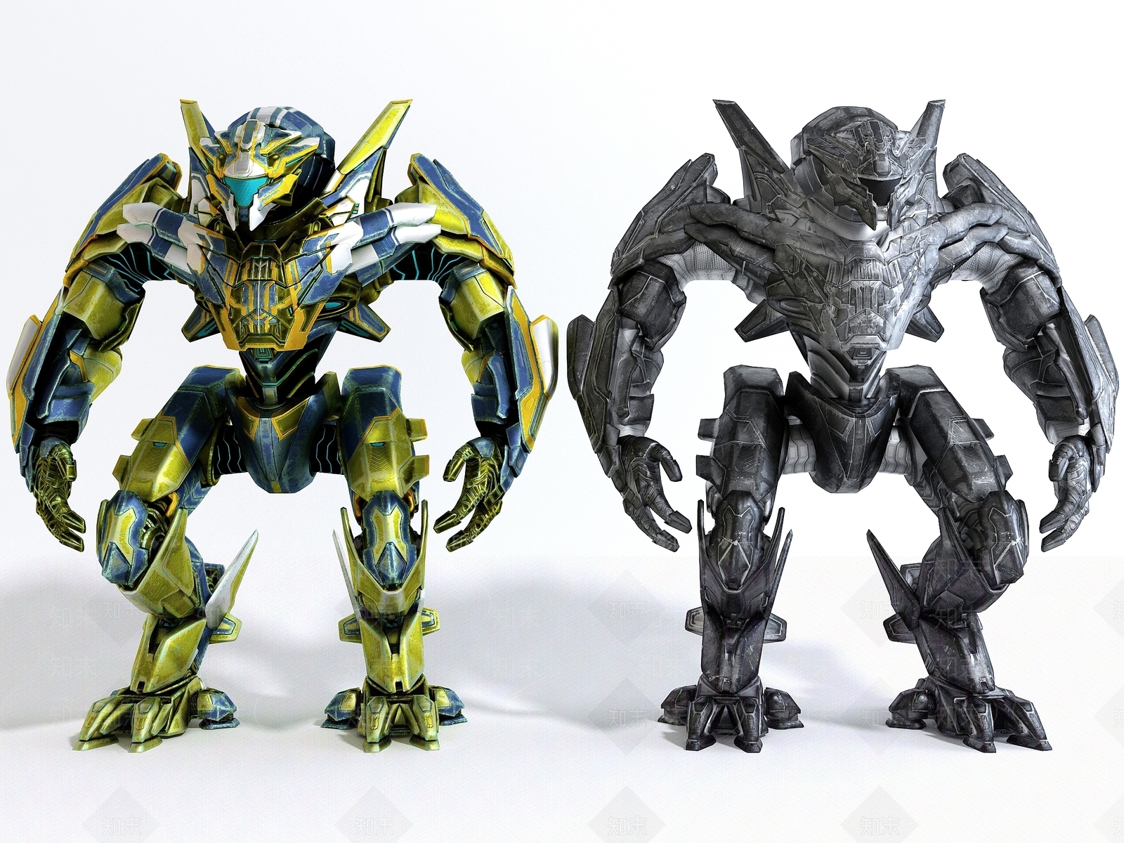 变形金刚机器人3D模型下载【ID:1123948321】