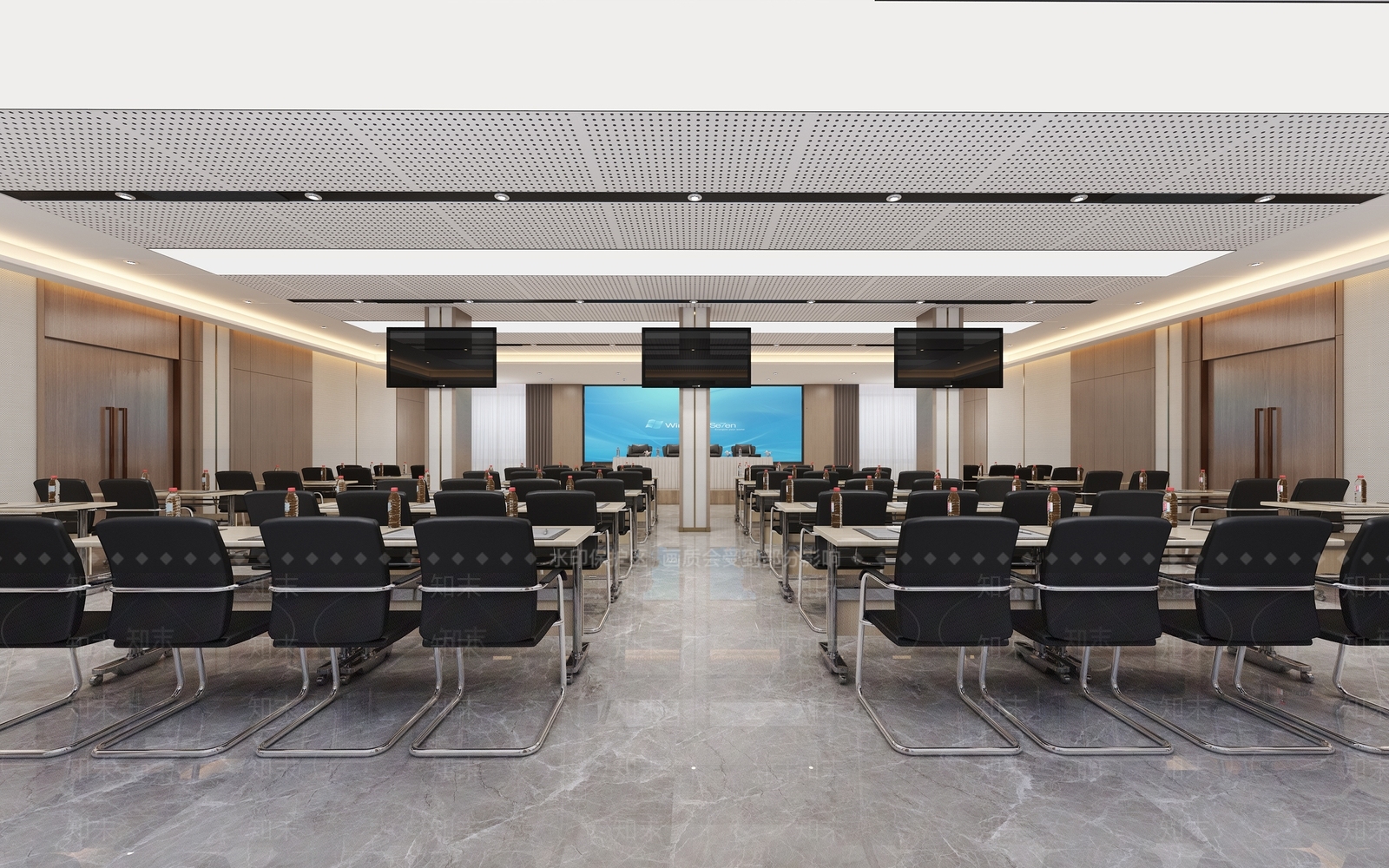 现代报告厅3D模型下载【ID:1123951300】