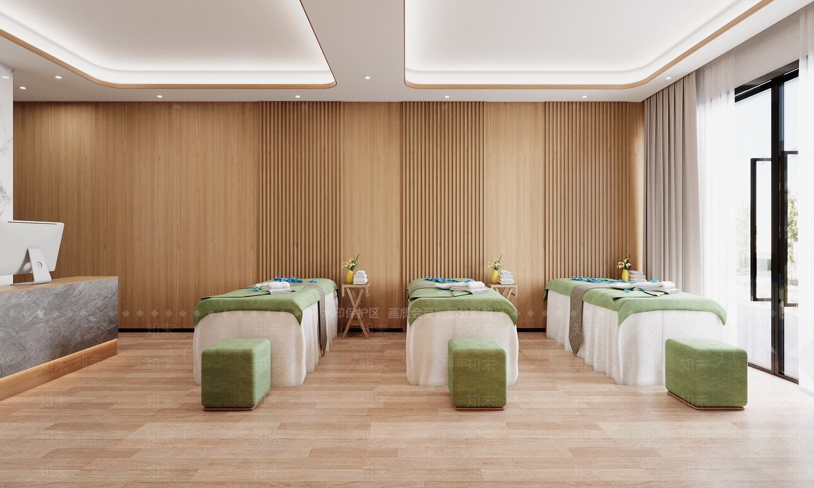 现代美容院3D模型下载【ID:1123958808】