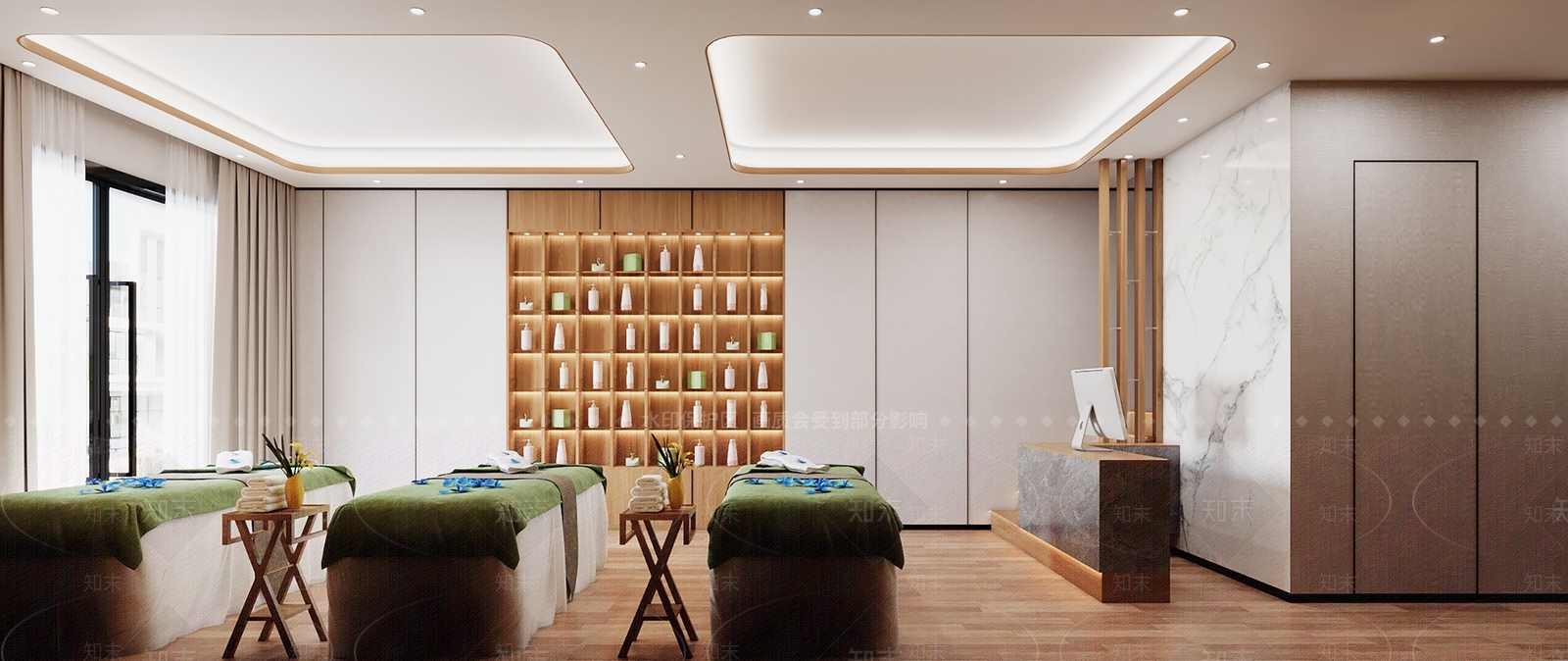 现代美容院3D模型下载【ID:1123958808】