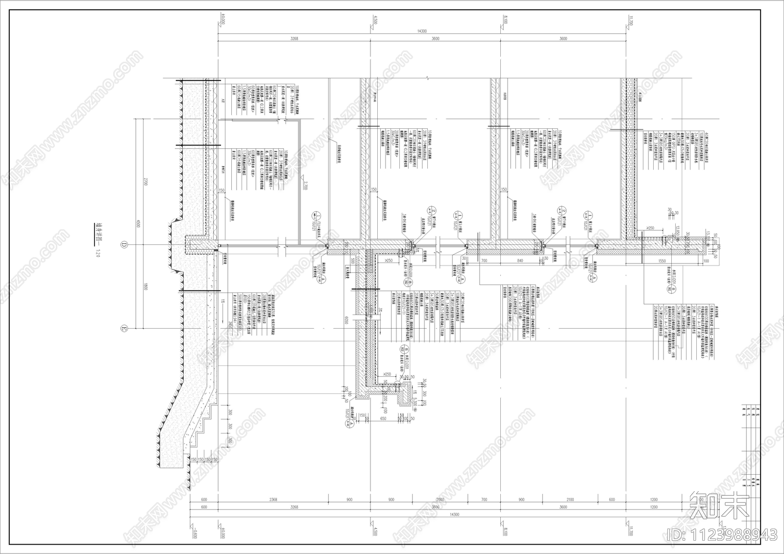 三层社区卫生服务中心建筑施工图cad施工图下载【ID:1123988943】