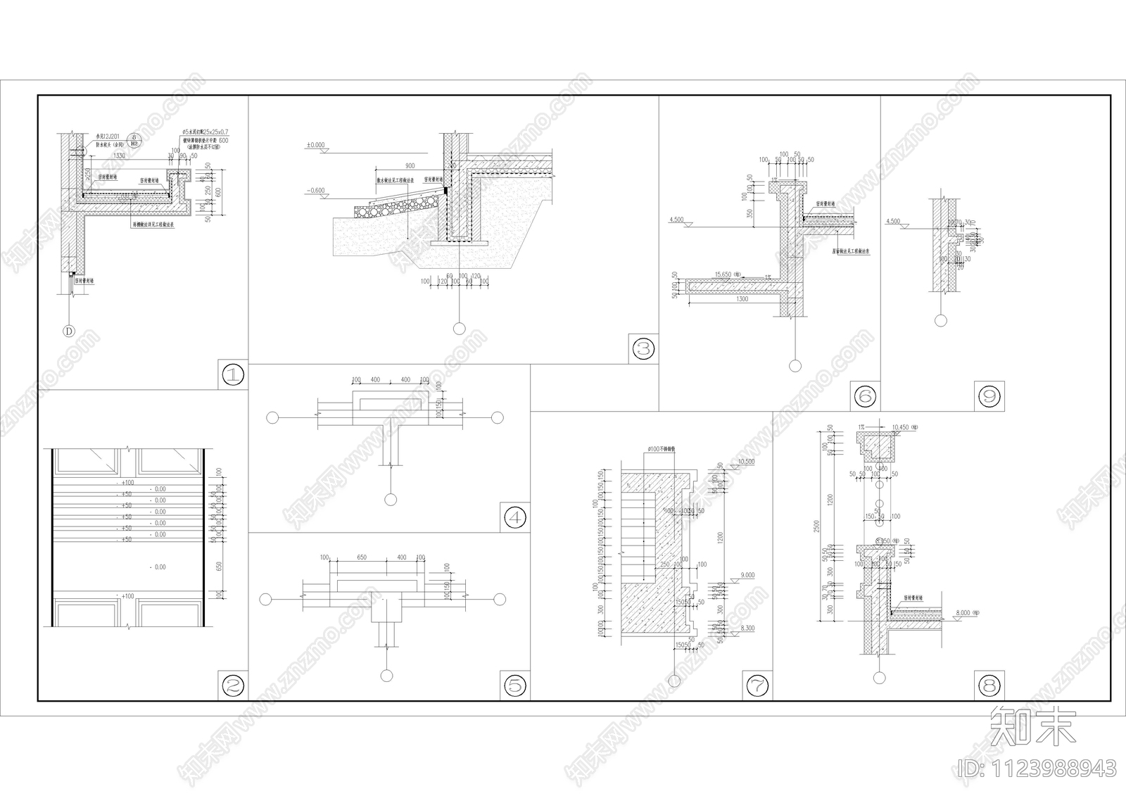 三层社区卫生服务中心建筑施工图cad施工图下载【ID:1123988943】