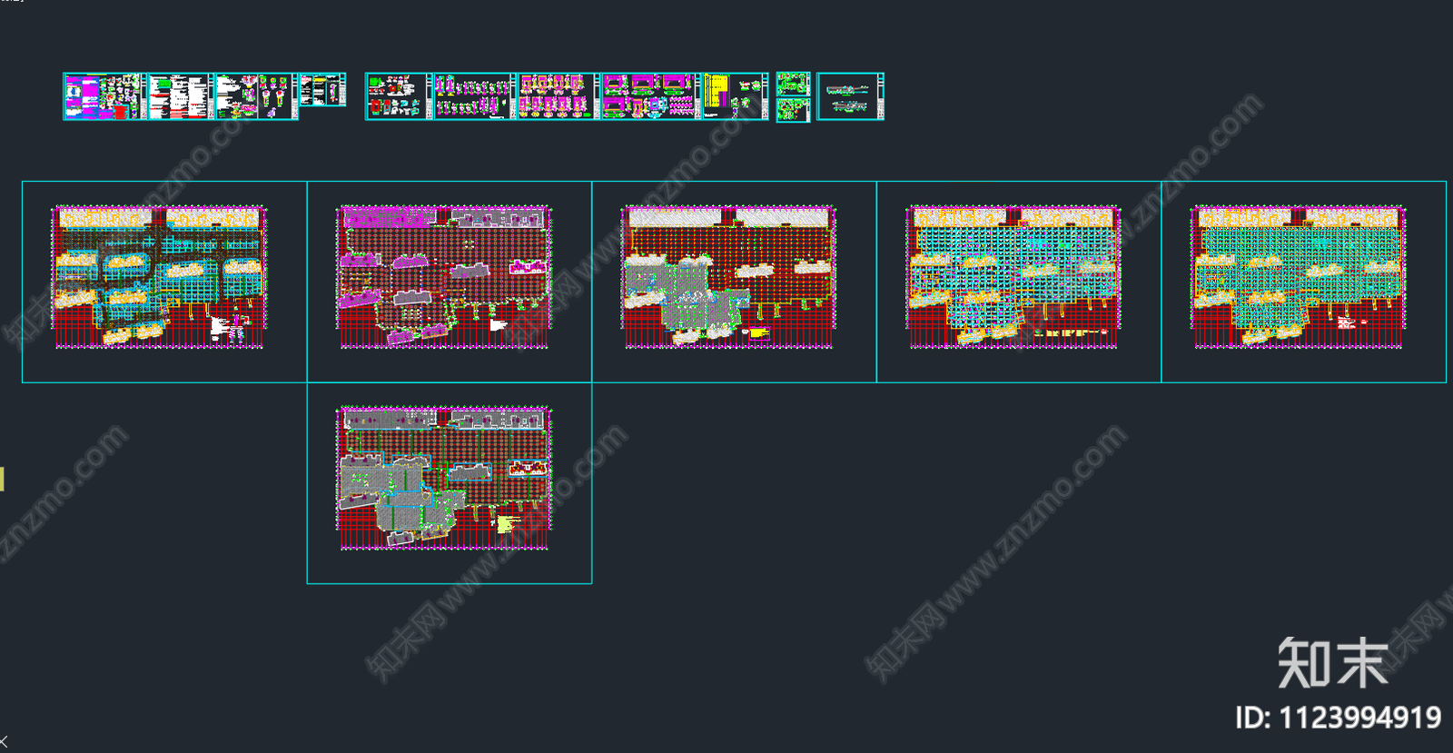 某小区人防地下室结构图施工图下载【ID:1123994919】