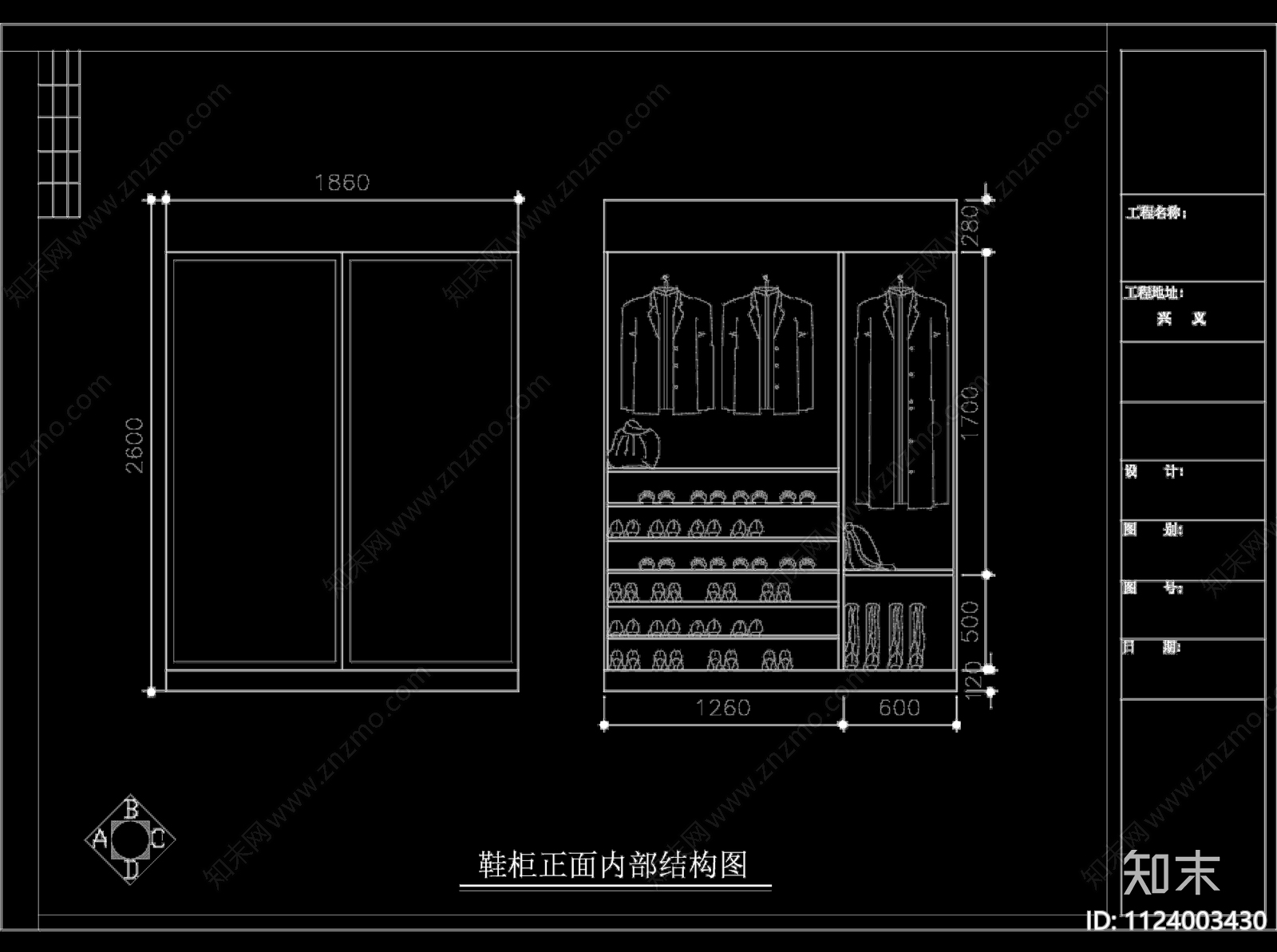 贵州兴义中式别墅cad施工图下载【ID:1124003430】