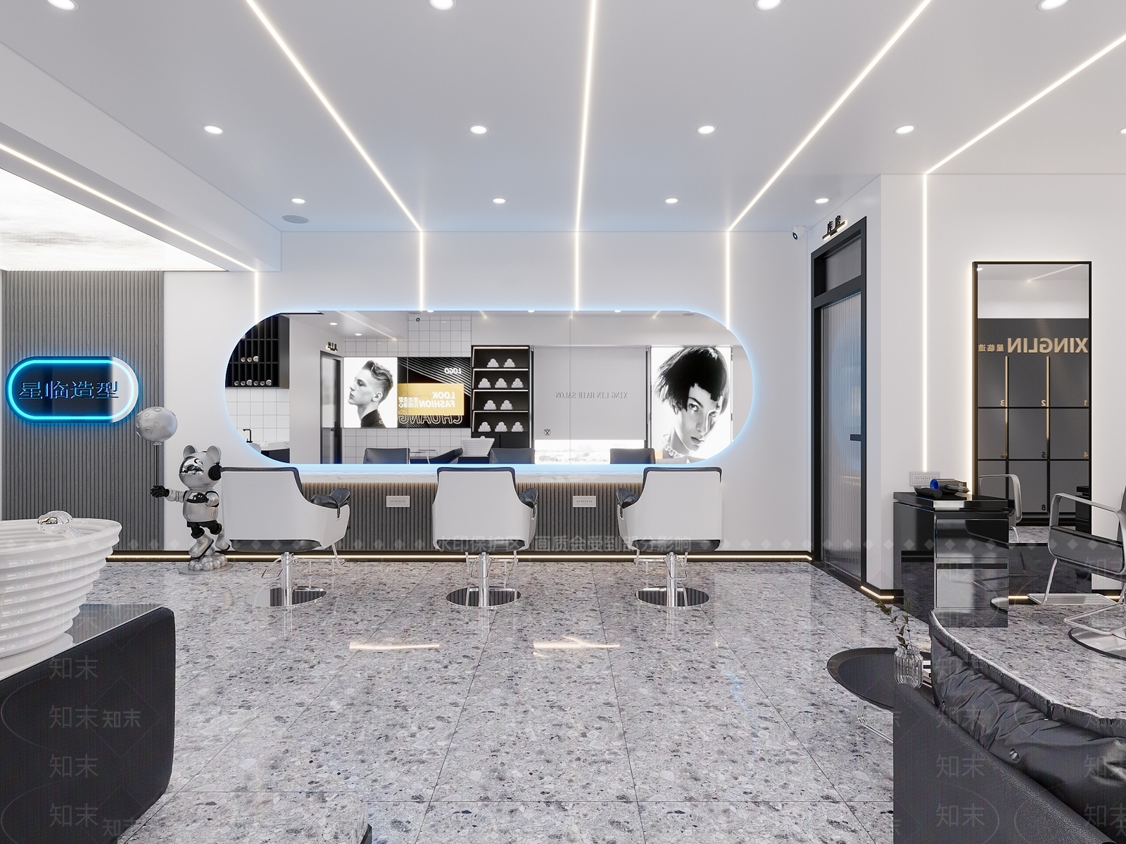 现代理发店3D模型下载【ID:1124017412】