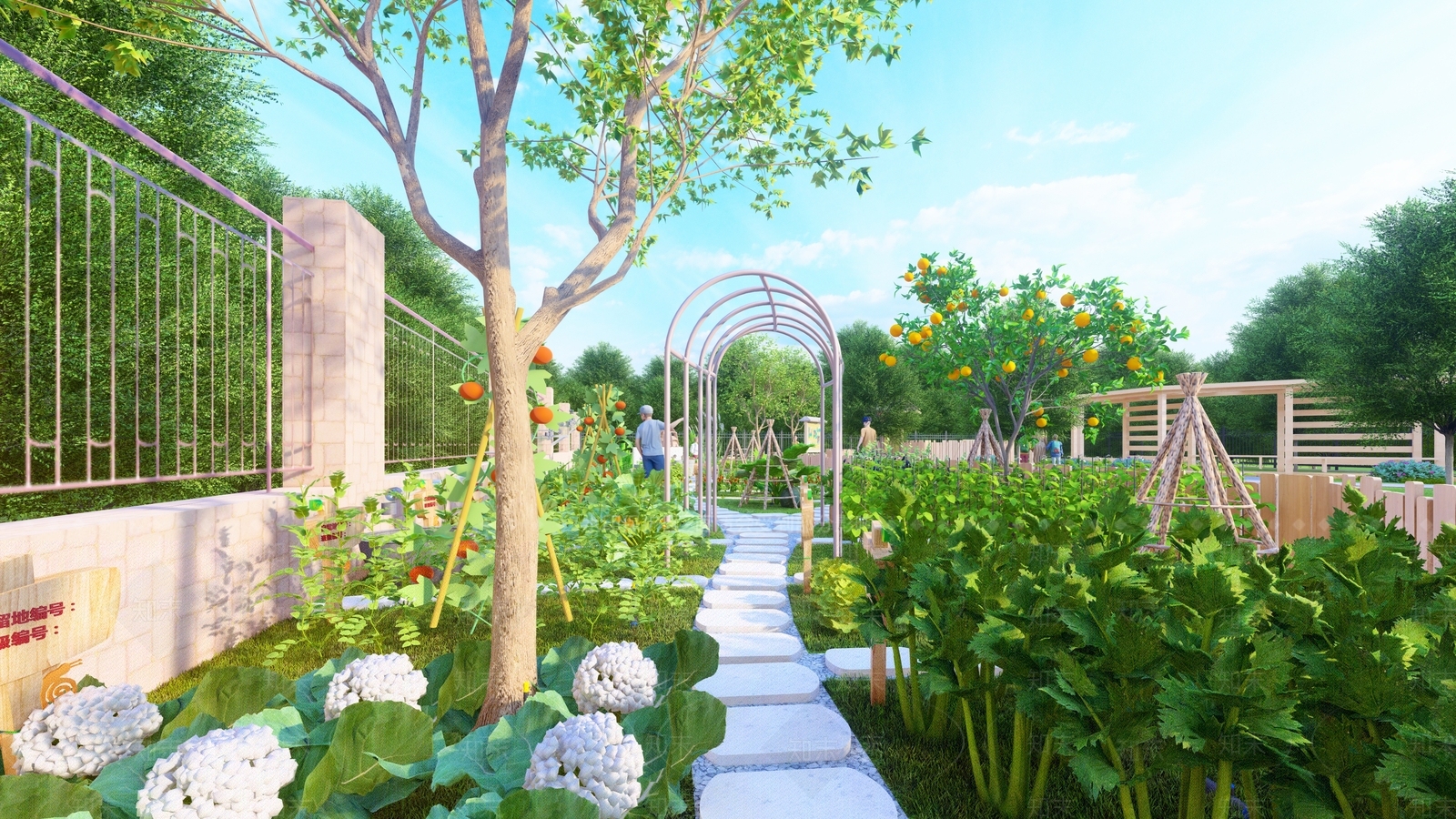 现代种植园SU模型下载【ID:1124044621】