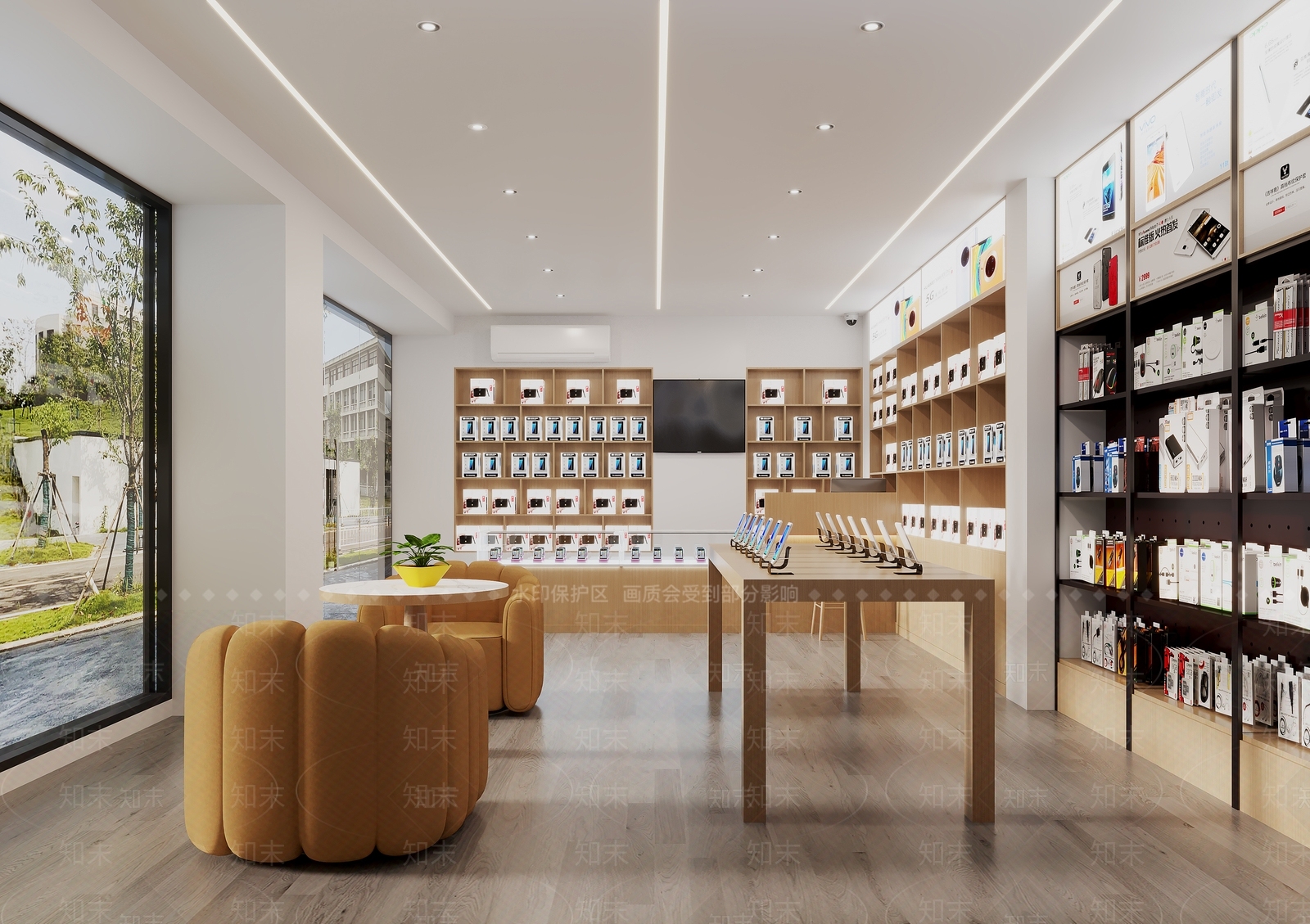 现代数码店3D模型下载【ID:1124048233】