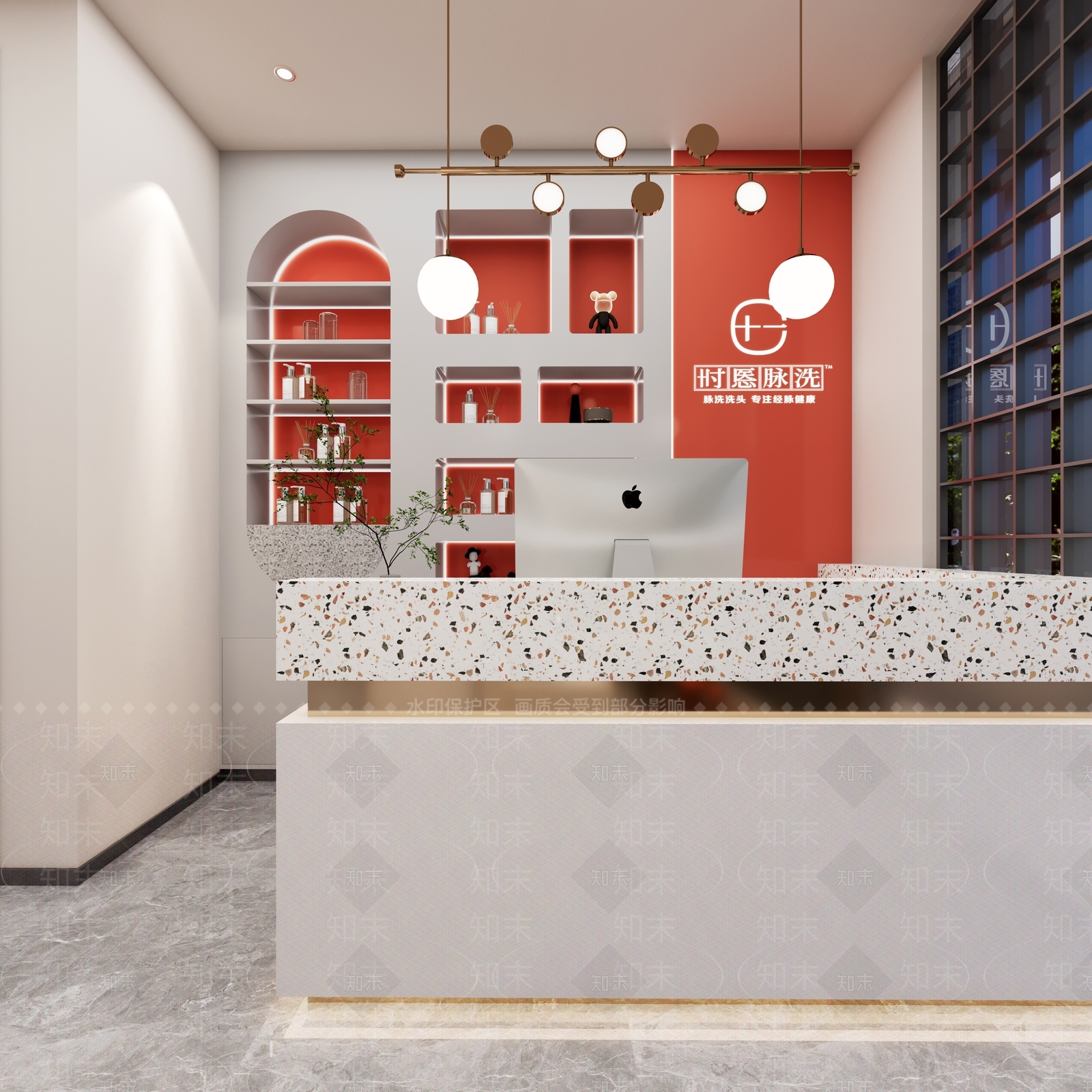 侘寂美容店3D模型下载【ID:1124050908】