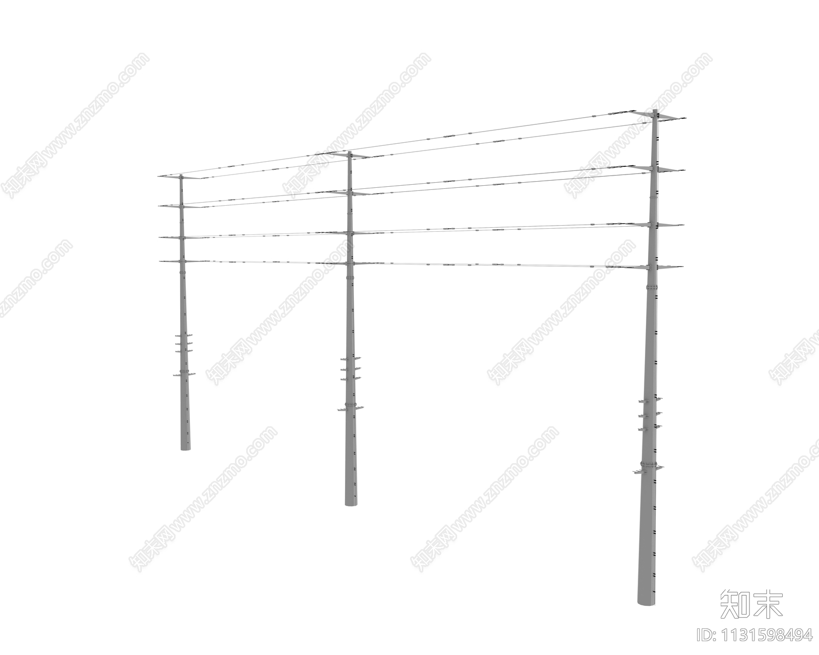 电线杆3D模型下载【ID:1131598494】