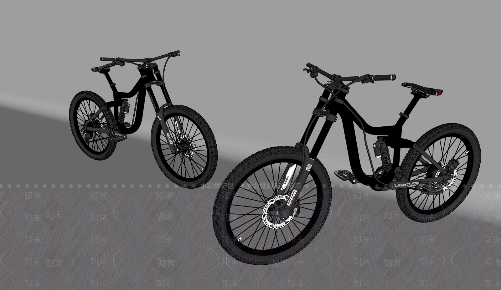 山地自行车SU模型下载【ID:1124067040】