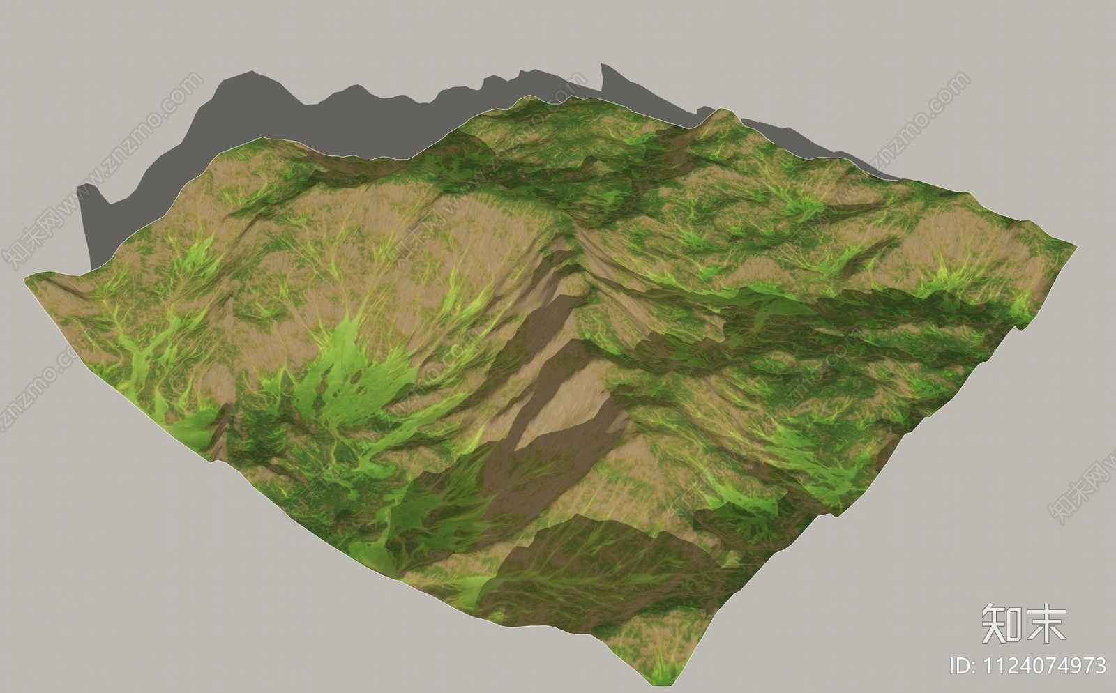 现代山脉地形SU模型下载【ID:1124074973】
