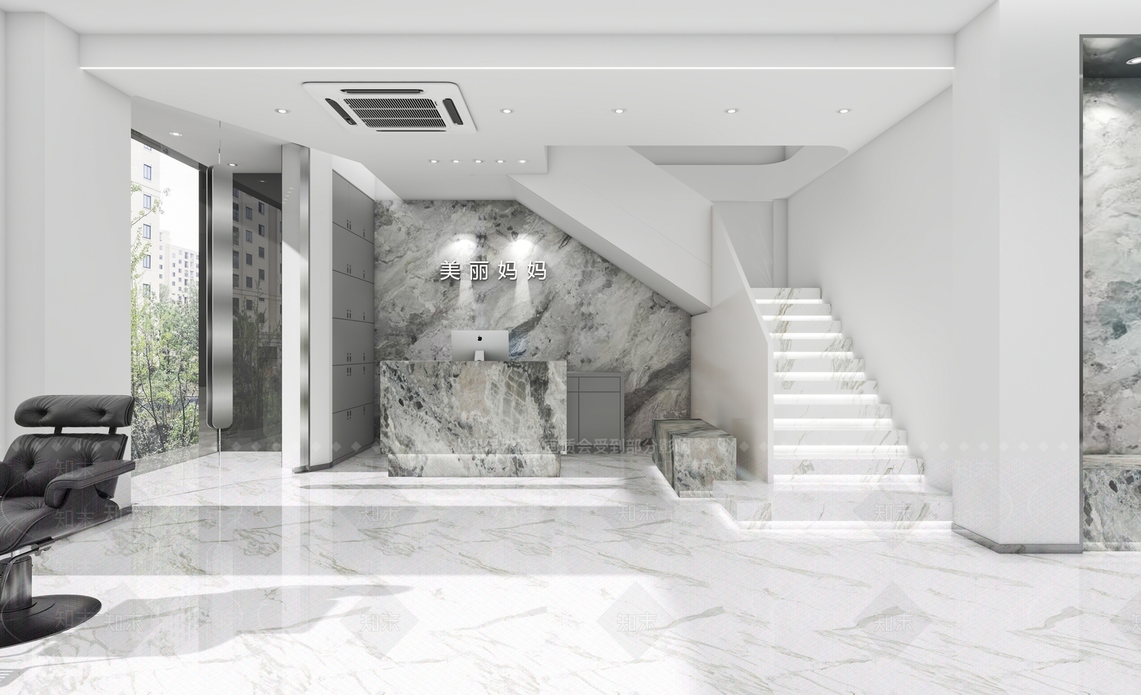 现代理发店3D模型下载【ID:1124152176】