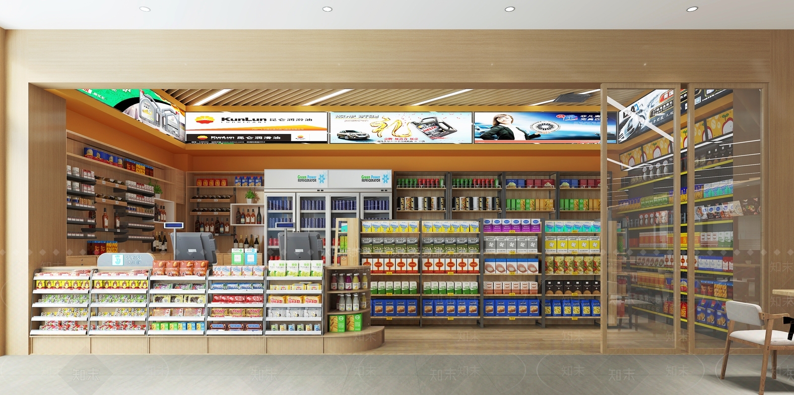 现代职工食堂3D模型下载【ID:1124152694】