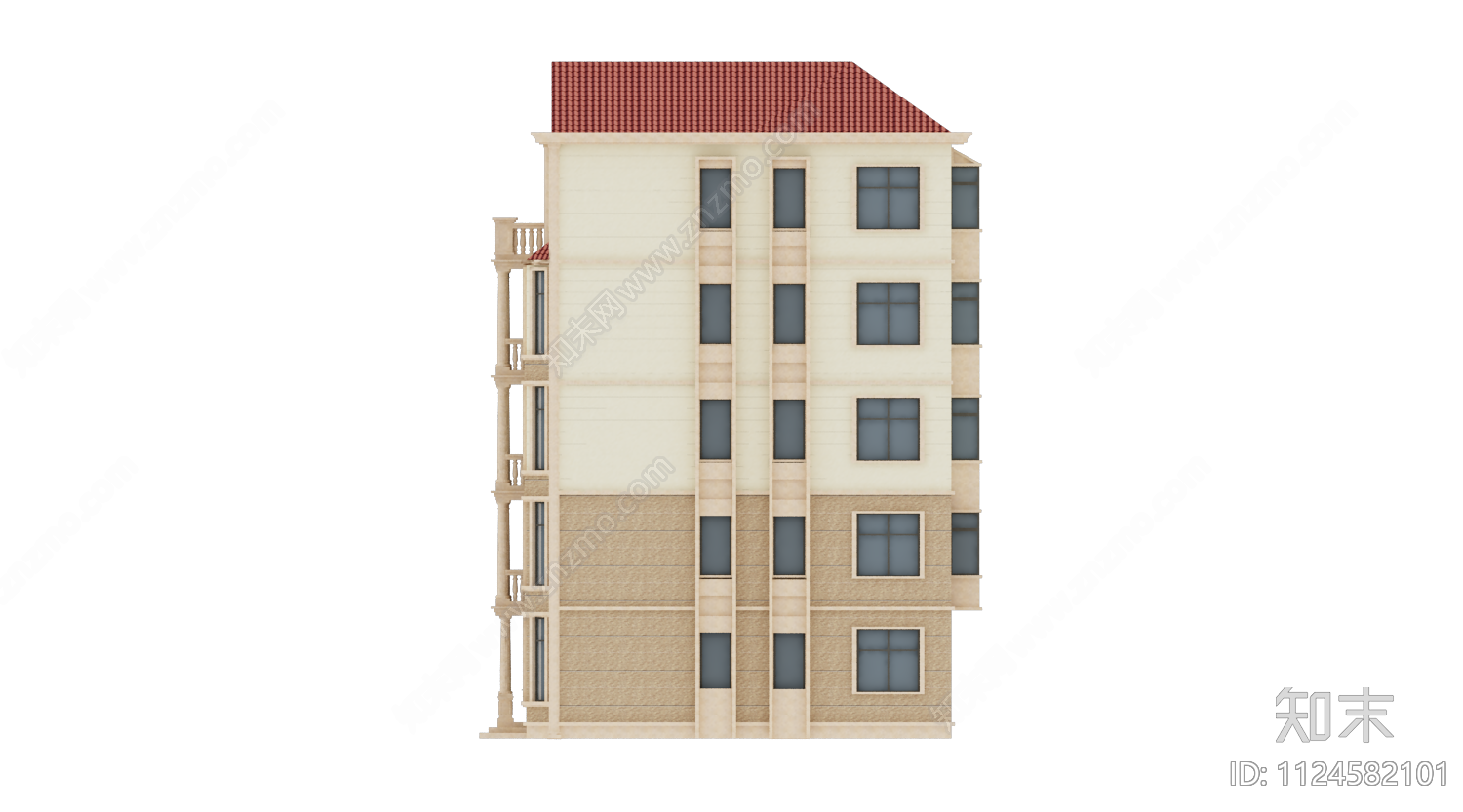 欧式自建房cad施工图下载【ID:1124582101】