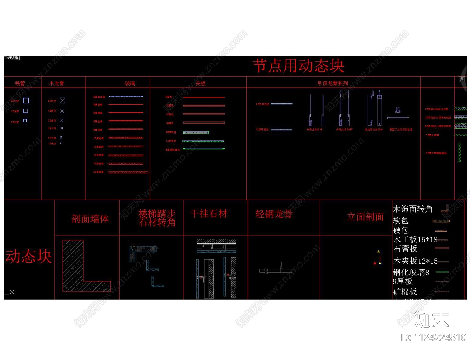 CAD金属cad施工图下载【ID:1124224310】
