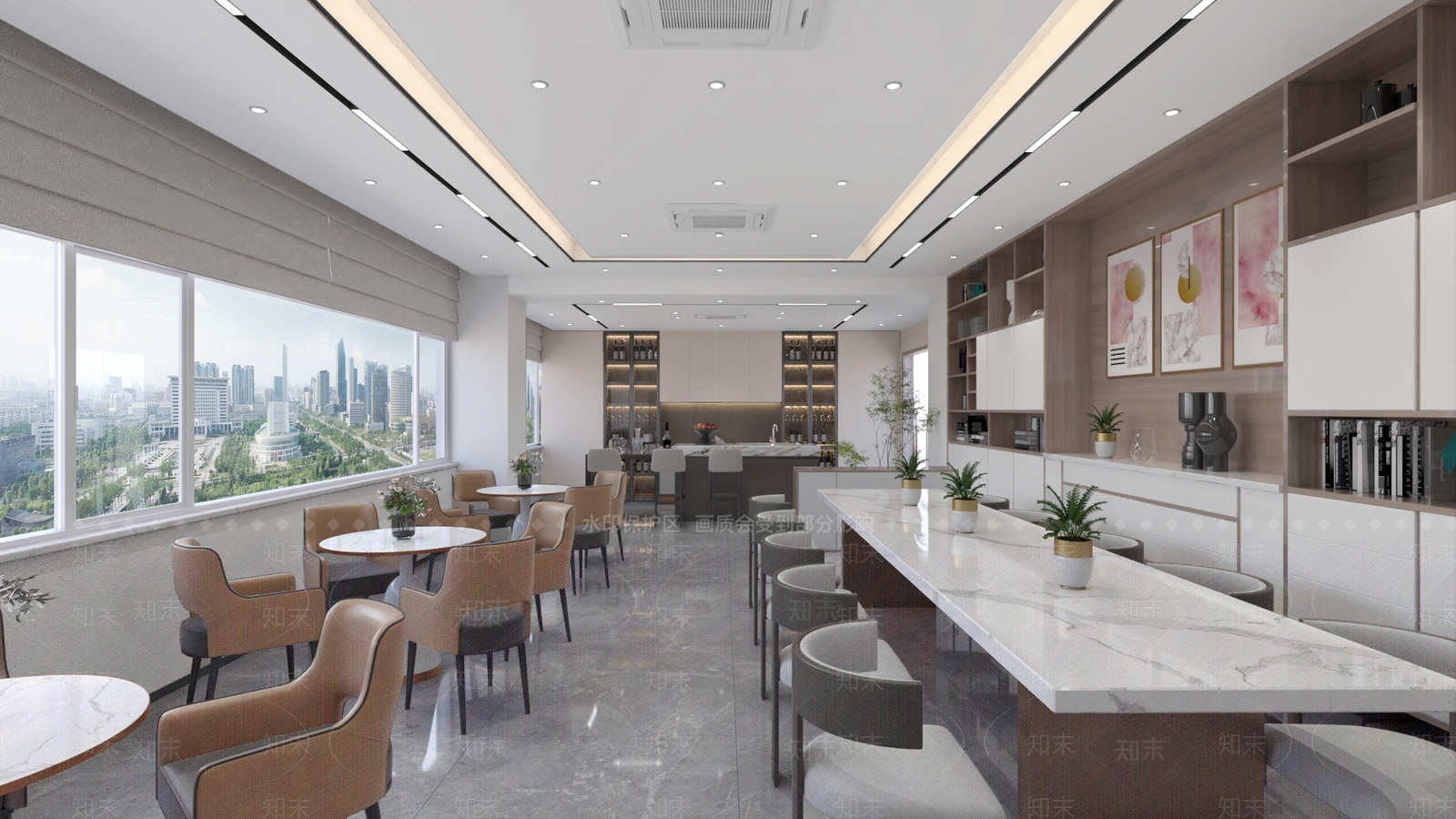 现代休息区SU模型下载【ID:1124233508】