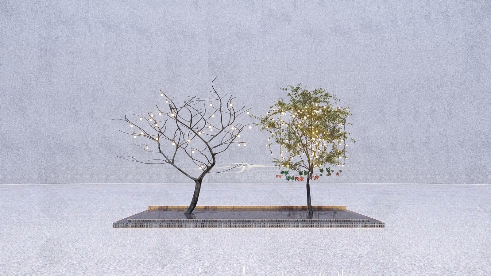 现代景观灯SU模型下载【ID:1124235490】