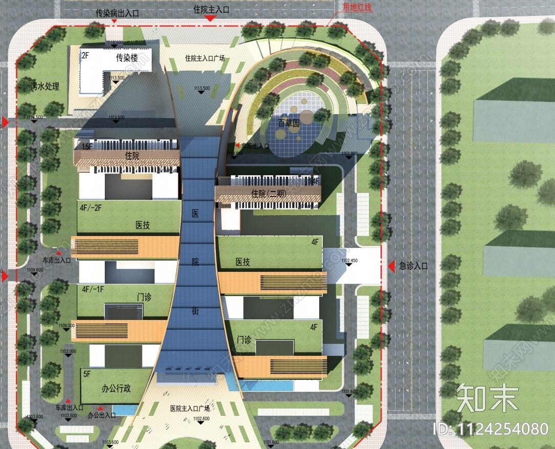 延安市中医院建筑设计项目文本下载【ID:1124254080】_【知末方案文本库】