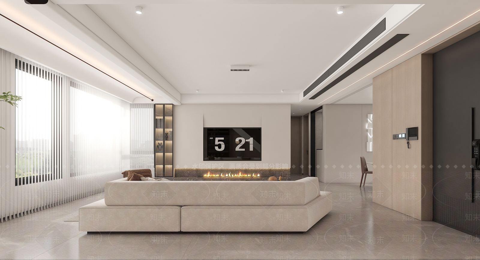 现代家居餐厅3D模型下载【ID:1221493187】