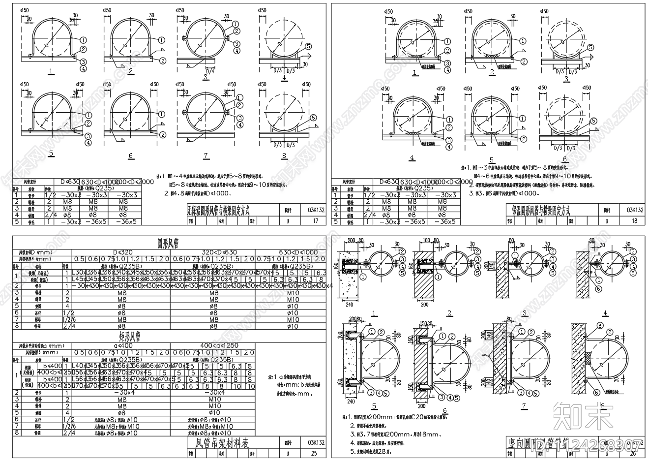 风管支架施工图下载【ID:1124268307】
