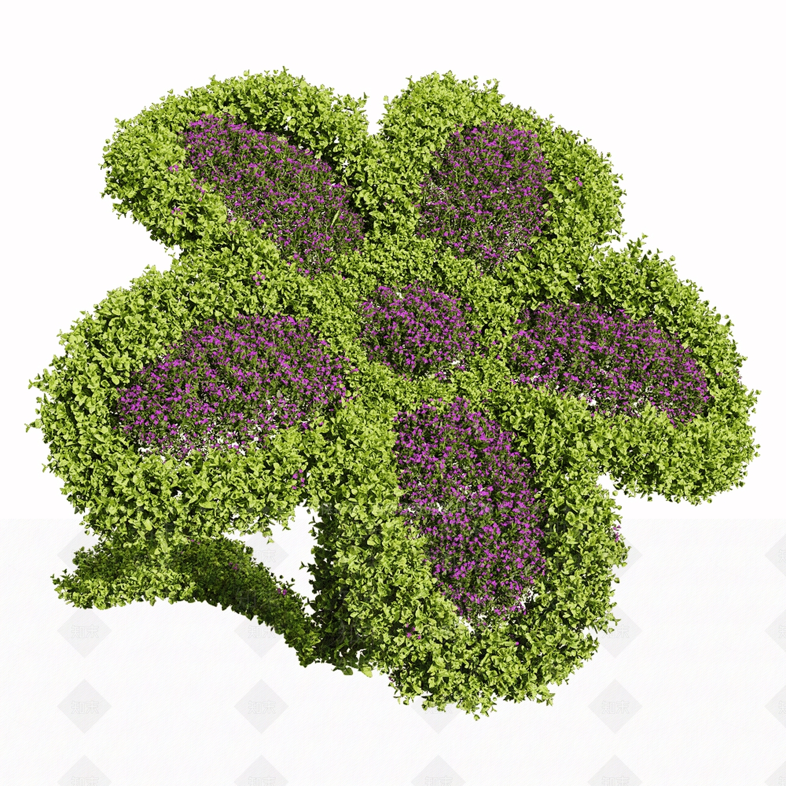 花坛3D模型下载【ID:1124272549】
