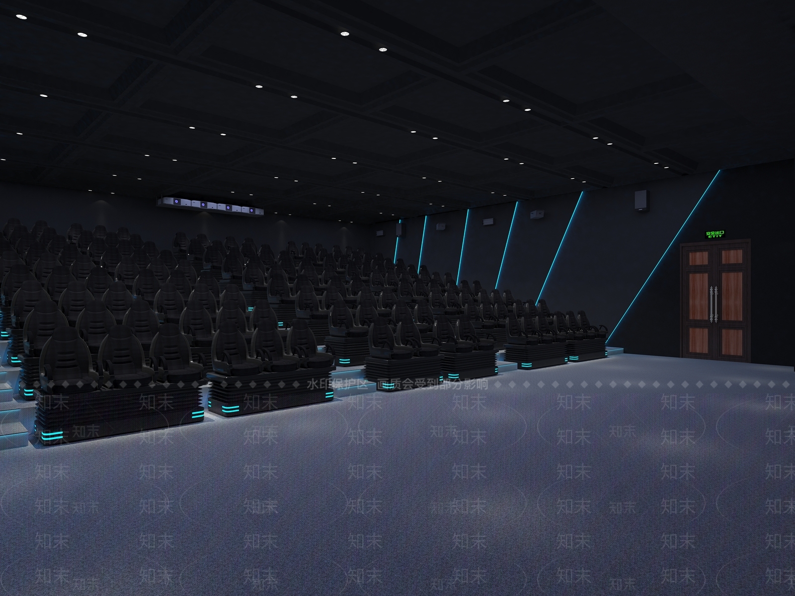 现代电影院3D模型下载【ID:1124274391】