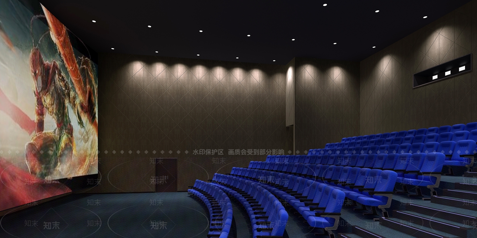 现代电影院3D模型下载【ID:1124320606】