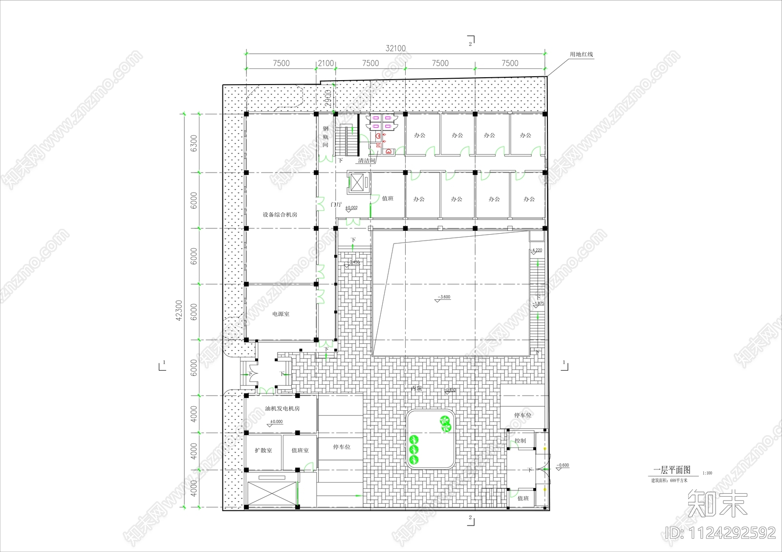 中式古典民居建筑方案图cad施工图下载【ID:1124292592】