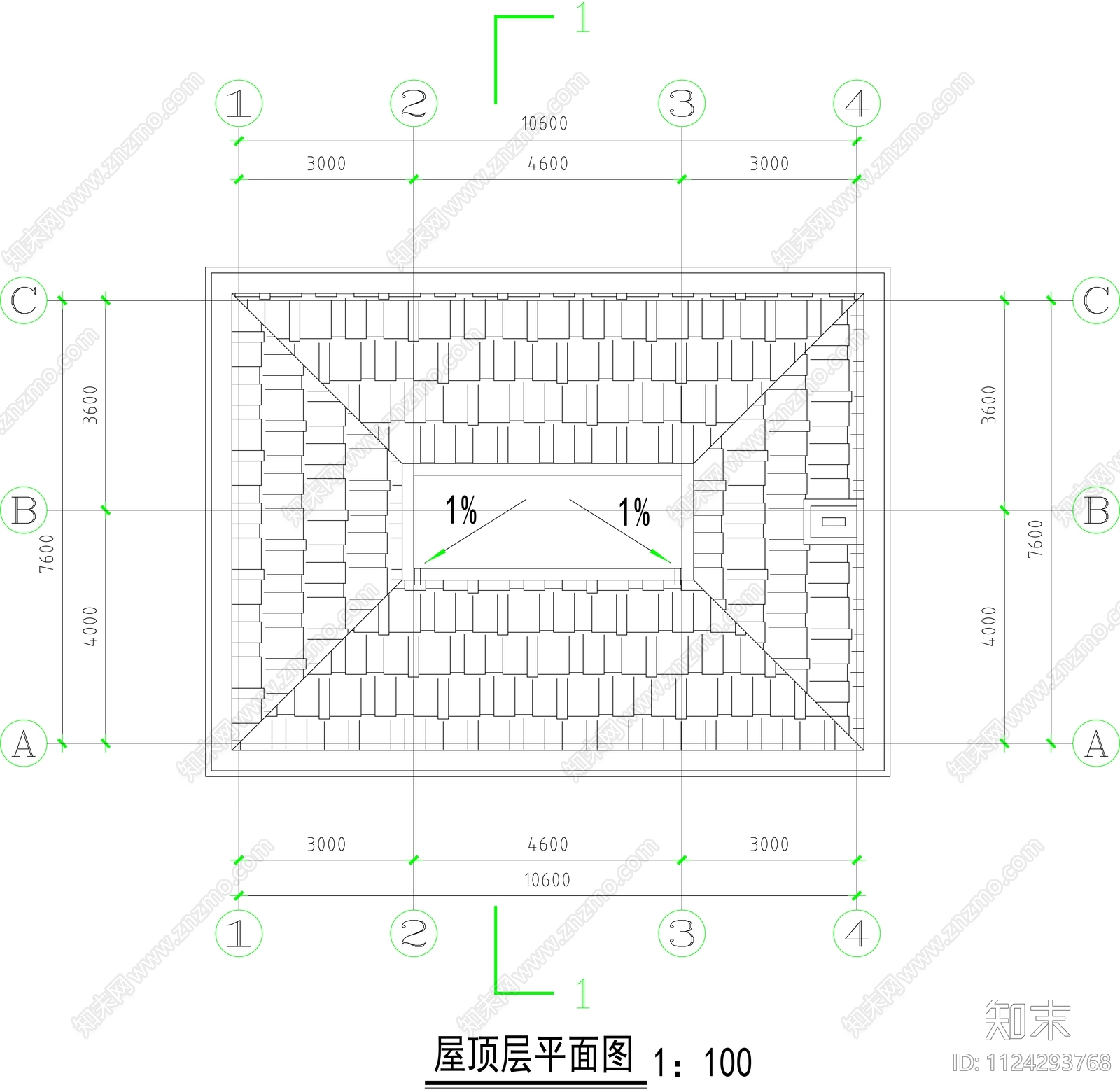 中式民居住宅方案图cad施工图下载【ID:1124293768】