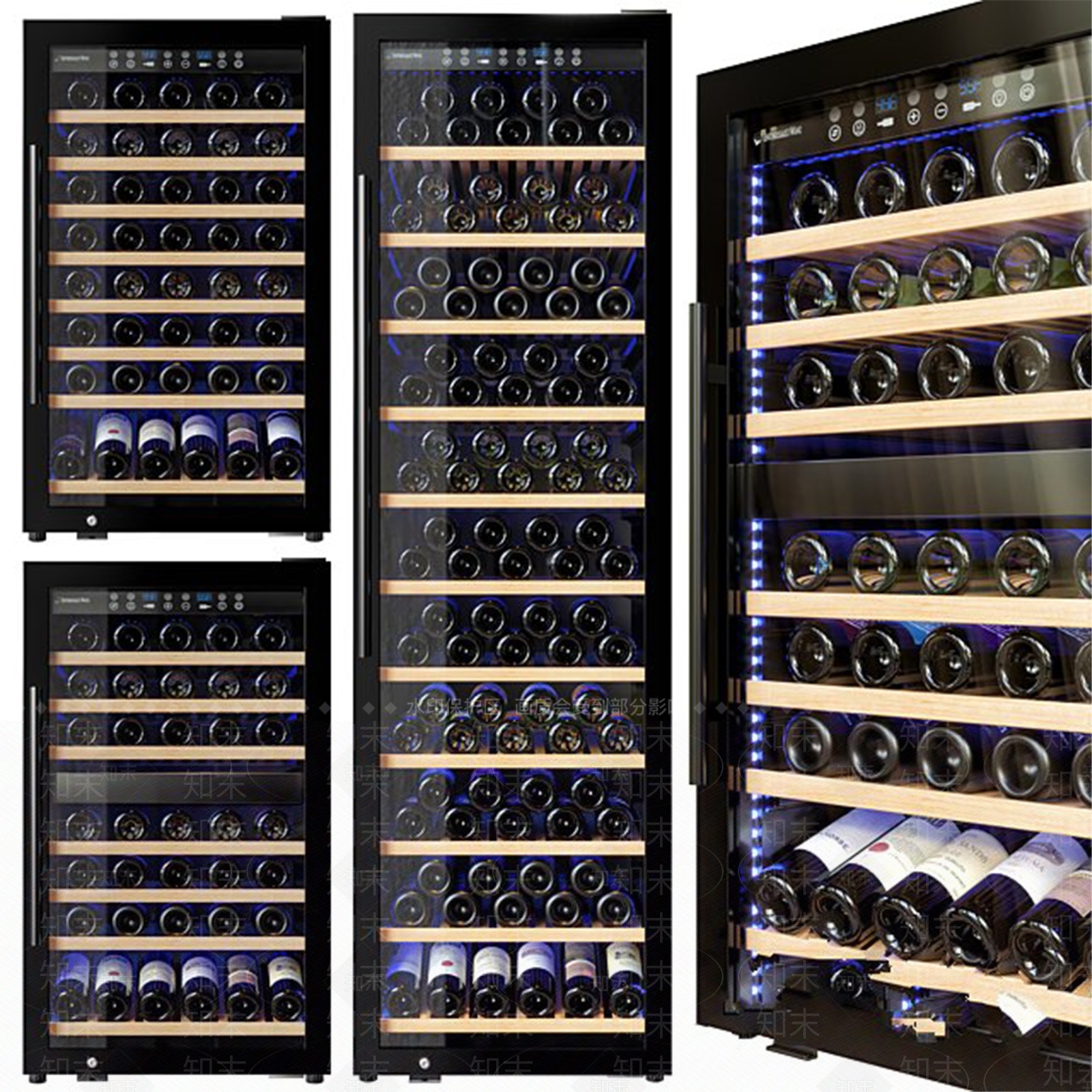 现代恒温红酒柜SU模型下载【ID:1124303341】