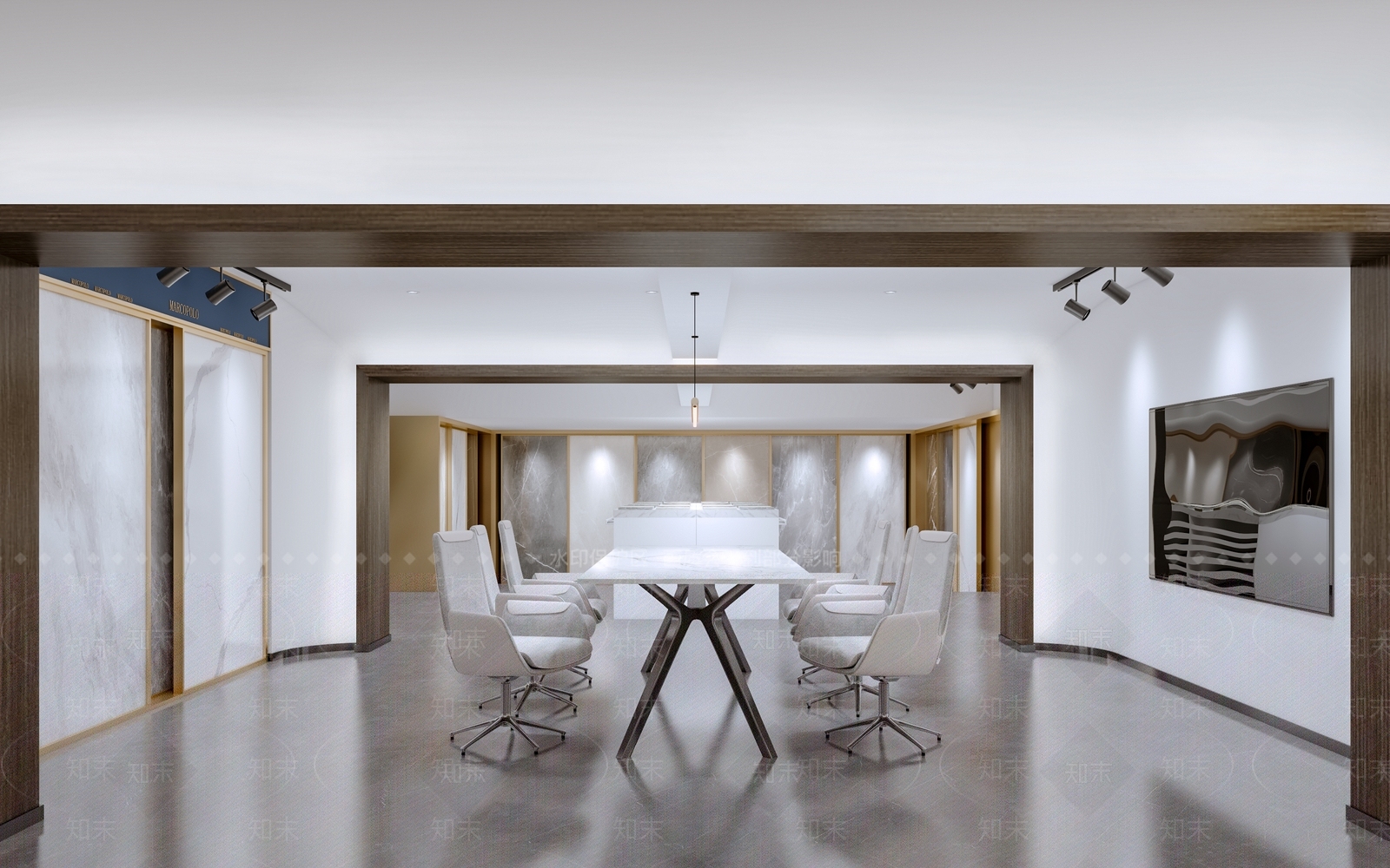 现代马可波罗瓷砖专卖店3D模型下载【ID:1124325219】