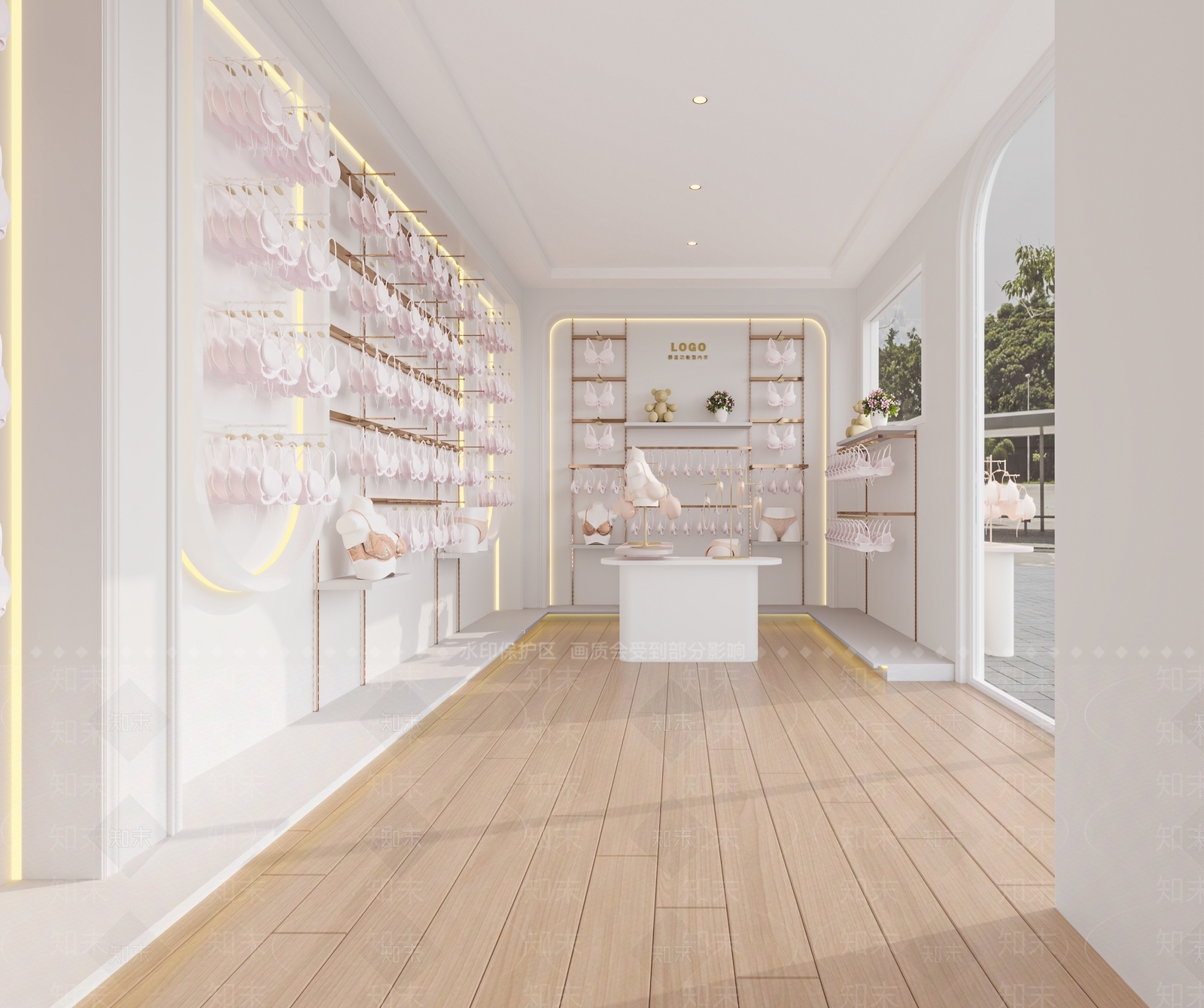 现代内衣店3D模型下载【ID:1124336820】
