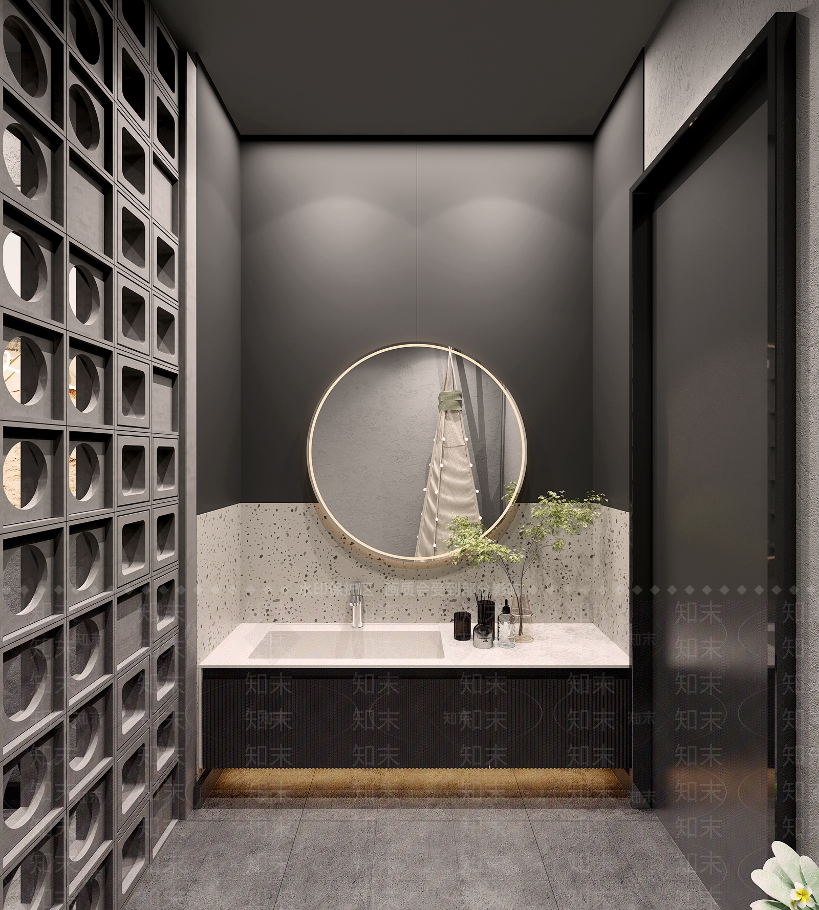 现代露营风奶茶店3D模型下载【ID:1124510342】